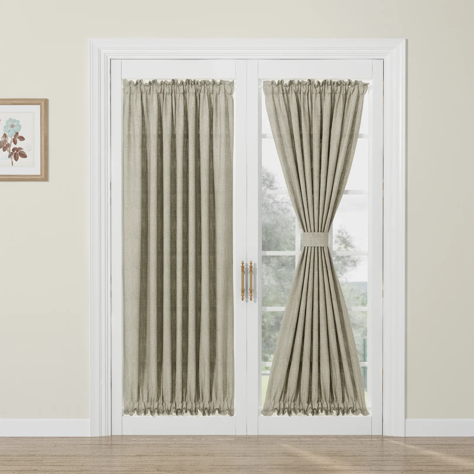 Custom Rod Pocket French Door Curtain - Image 20