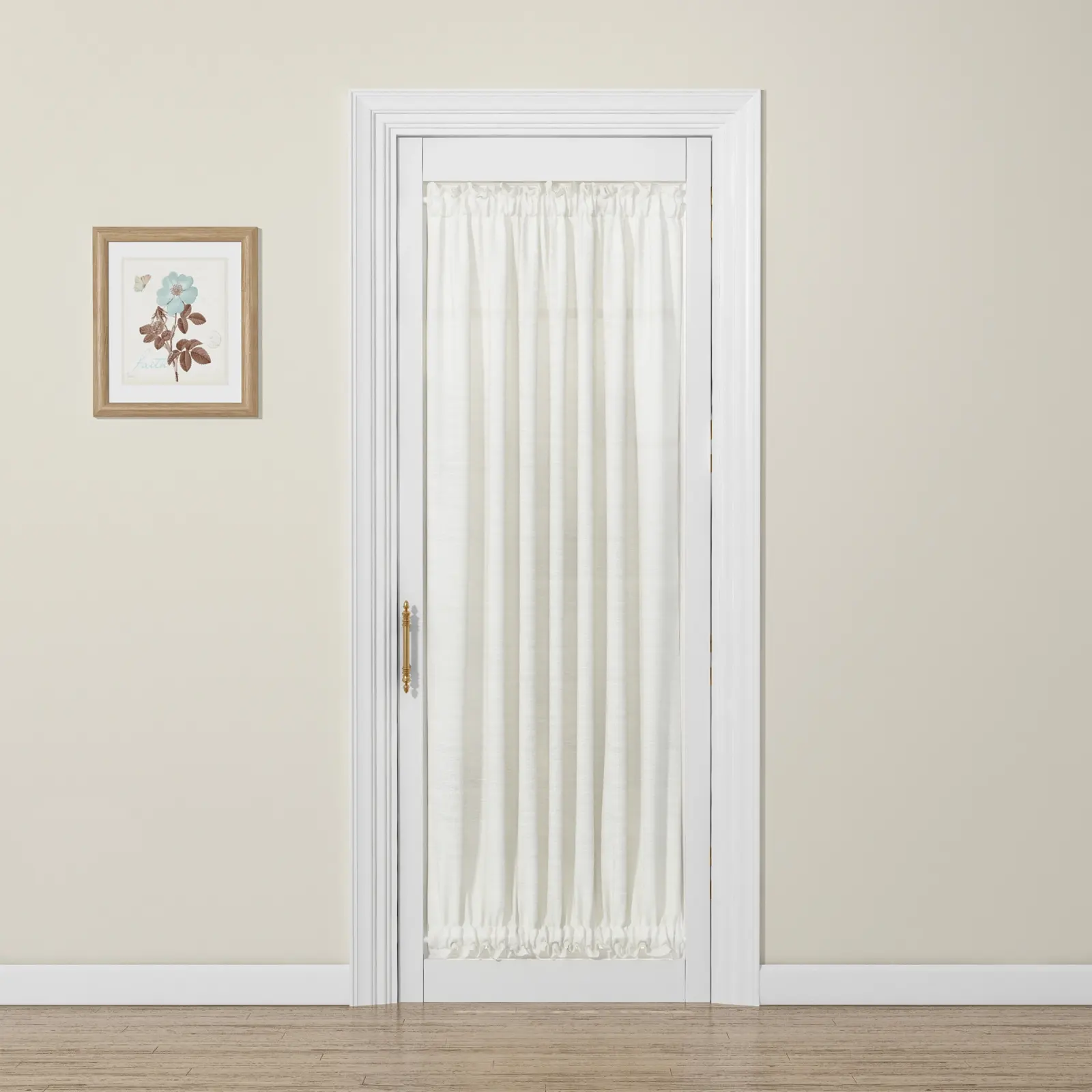 Custom Rod Pocket French Door Curtain - Image 7