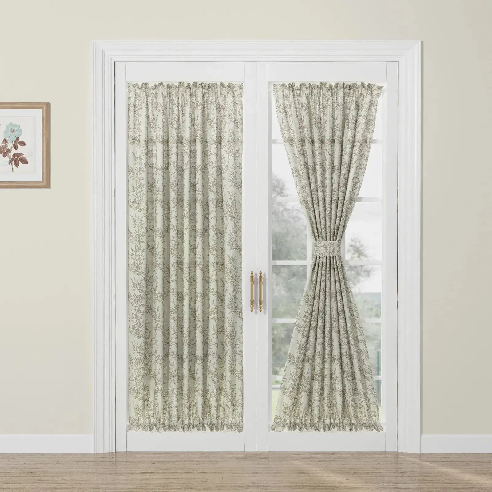 Custom Rod Pocket French Door Curtain - Image 8