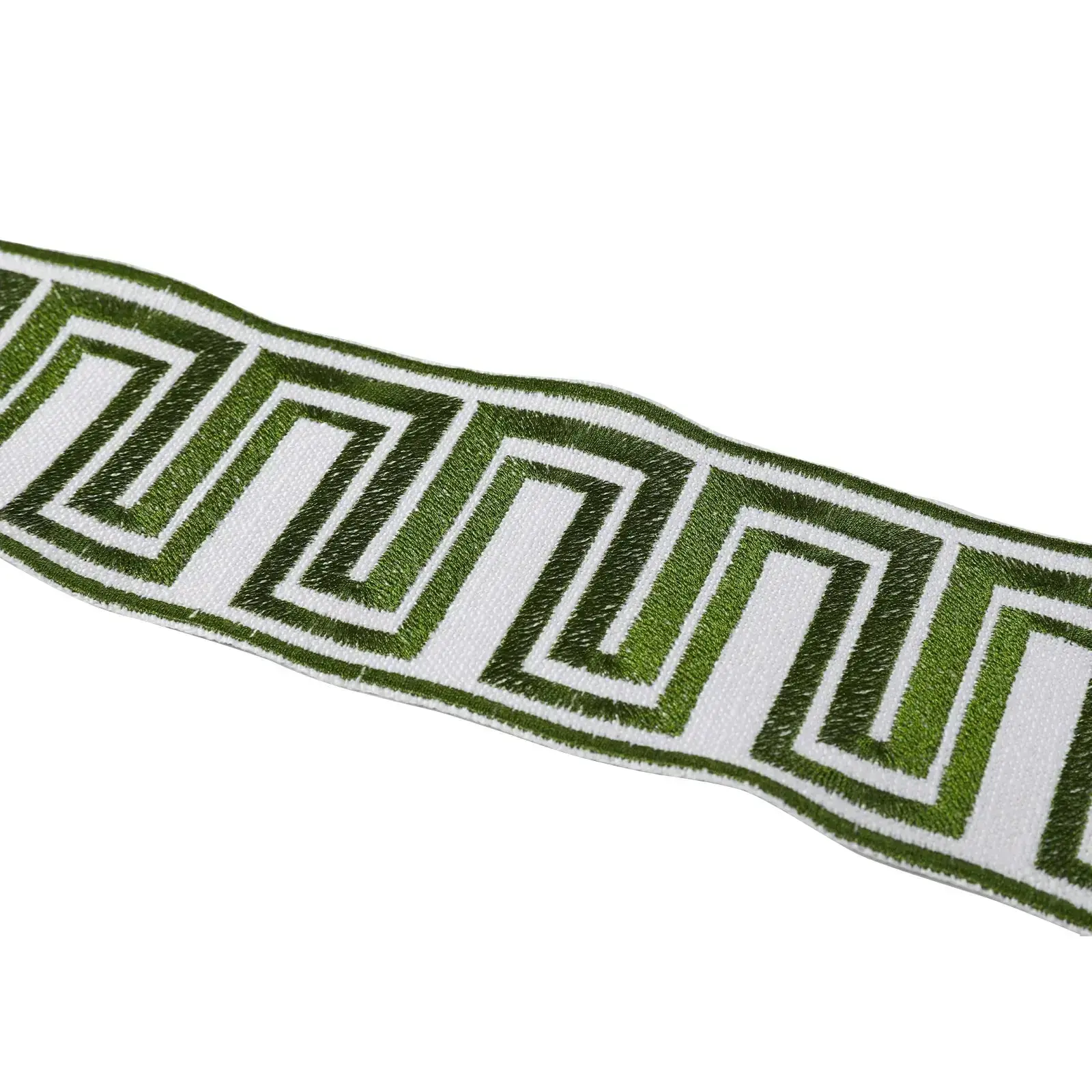 Custom Roman Shade with Trim Border Cordless - Image 52