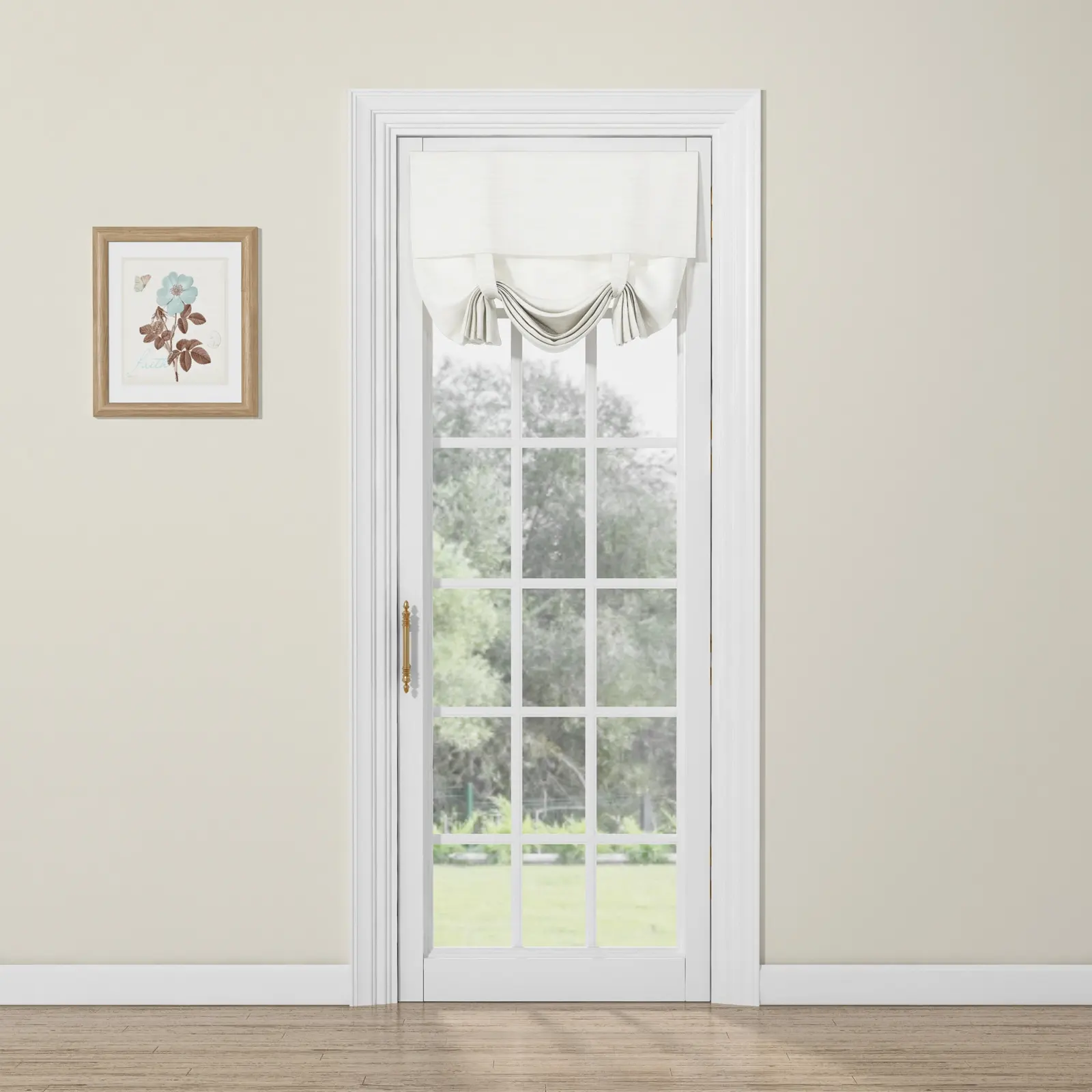 Custom Tie Up Shades for French Door - Image 12