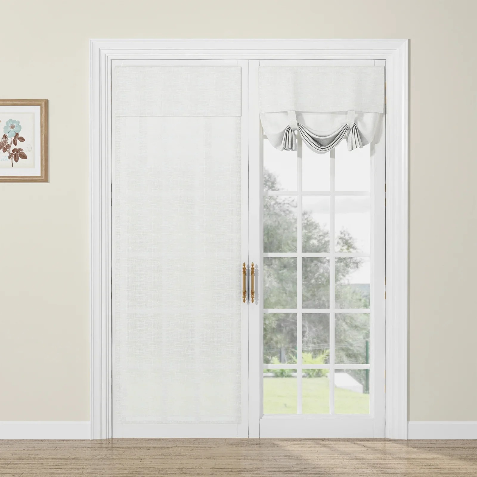 Custom Tie Up Shades for French Door - Image 17