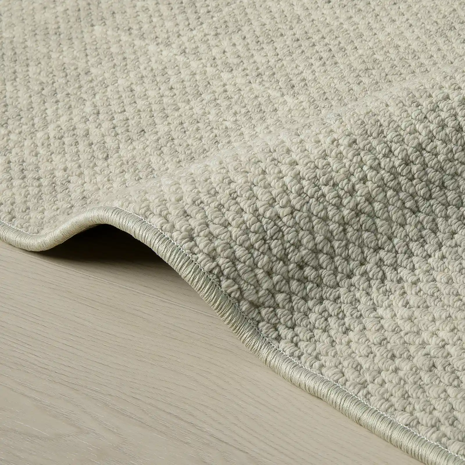 Della Natural Patterned Wool Rug - Image 11