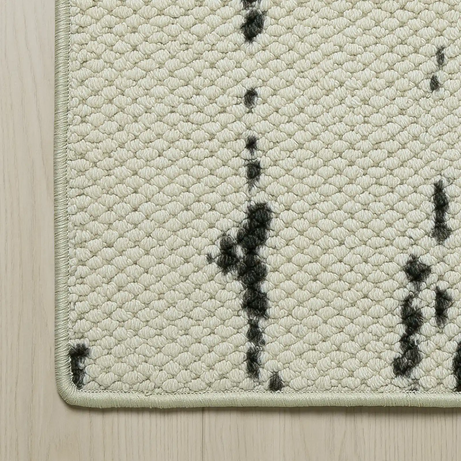 Della Natural Patterned Wool Rug - Image 5