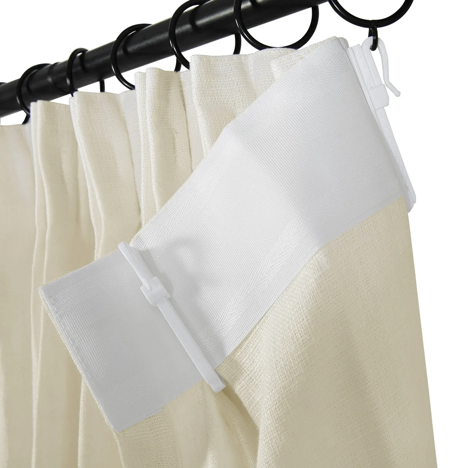 Erin Elegant 100% Linen Curtain Pleated - Image 12