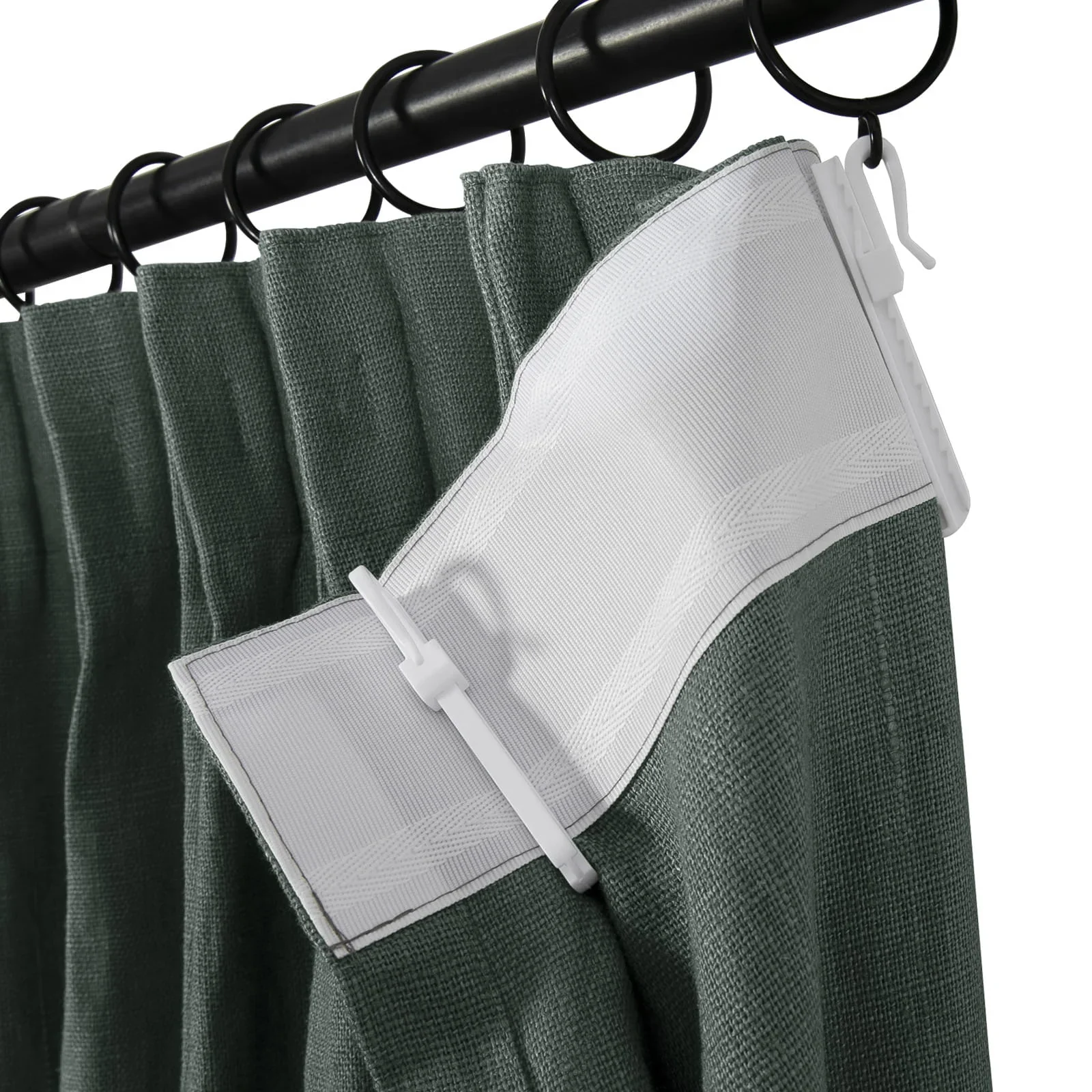 Erin Elegant 100% Linen Curtain Pleated - Image 20