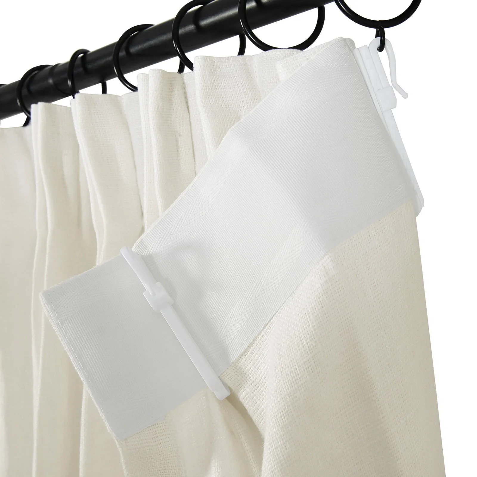 Erin Elegant 100% Linen Curtain Pleated - Image 4