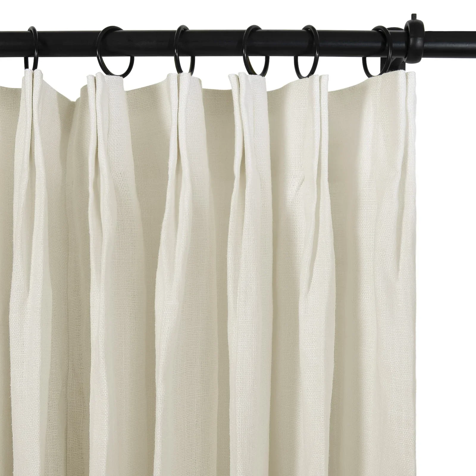 Erin Elegant 100% Linen Curtain Pleated - Image 7