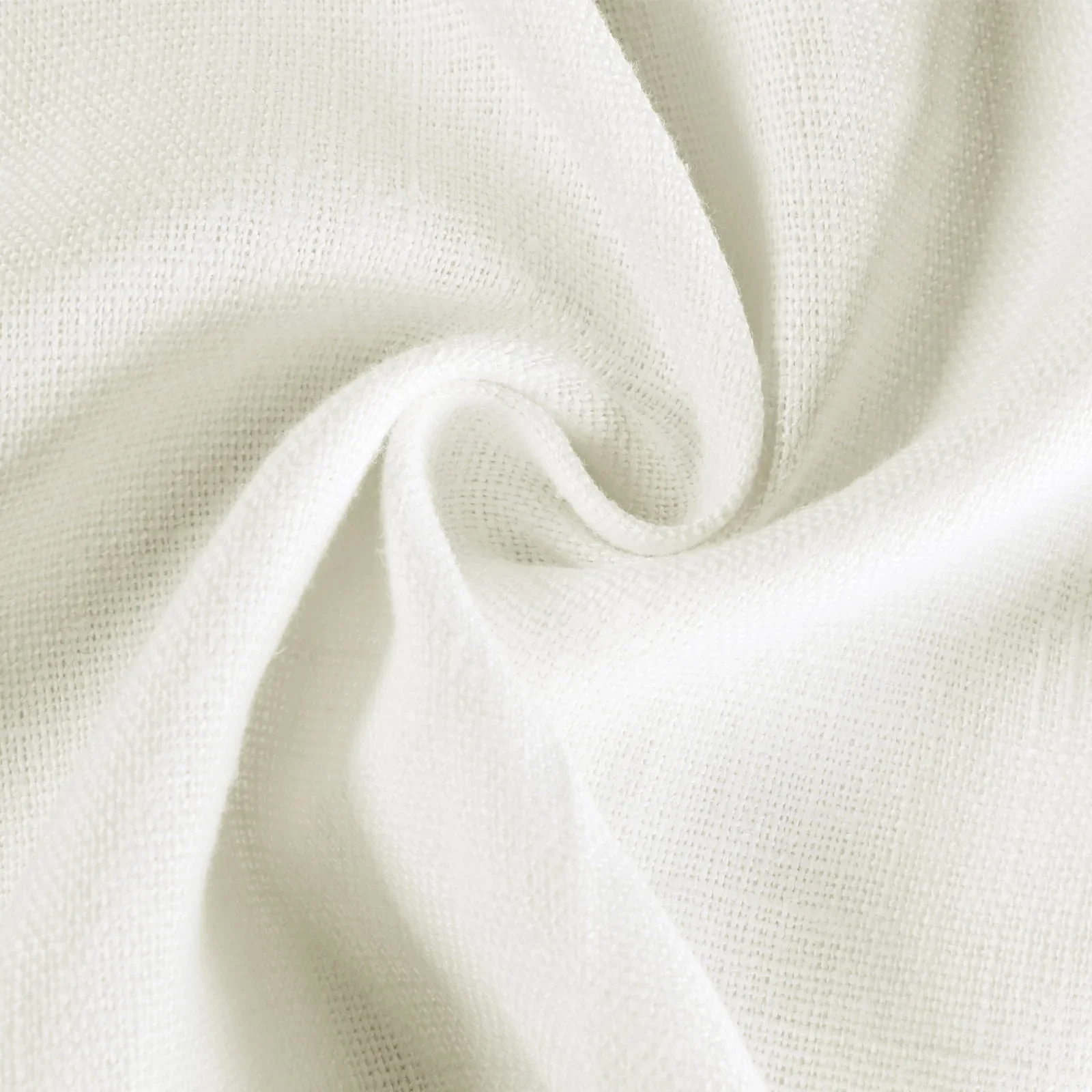 Erin Heavyweight 100% Linen Curtains Soft Top - Image 13