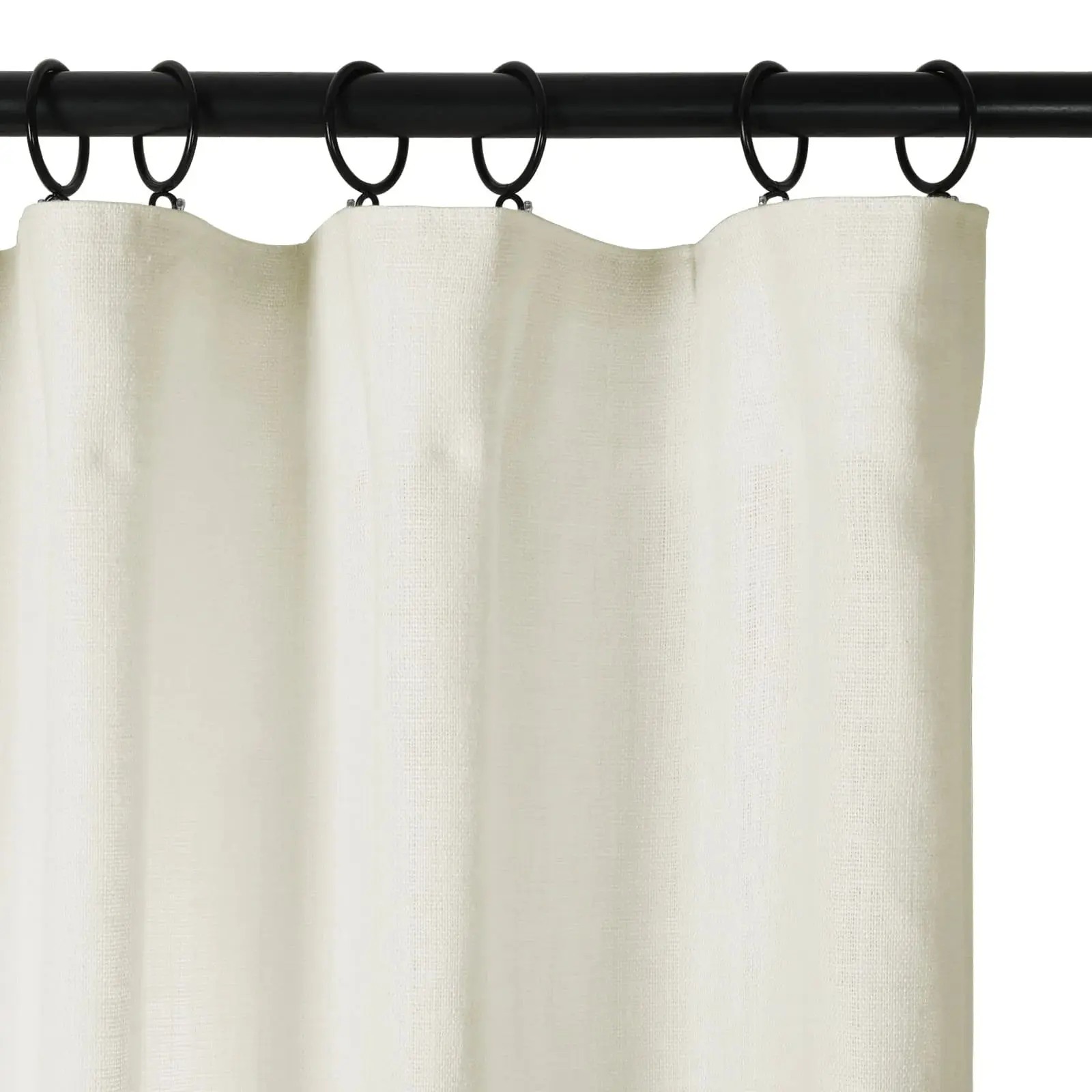 Erin Heavyweight 100% Linen Curtains Soft Top - Image 25