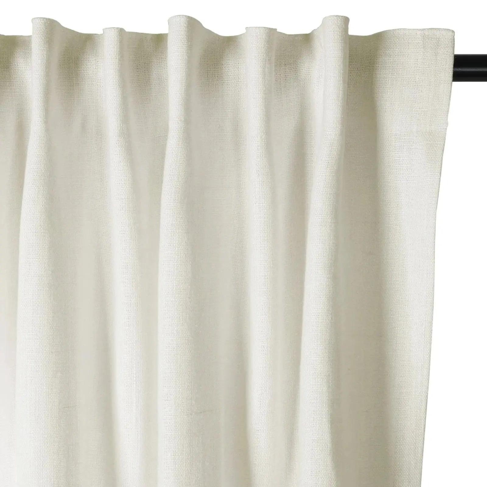 Erin Heavyweight 100% Linen Curtains Soft Top - Image 26