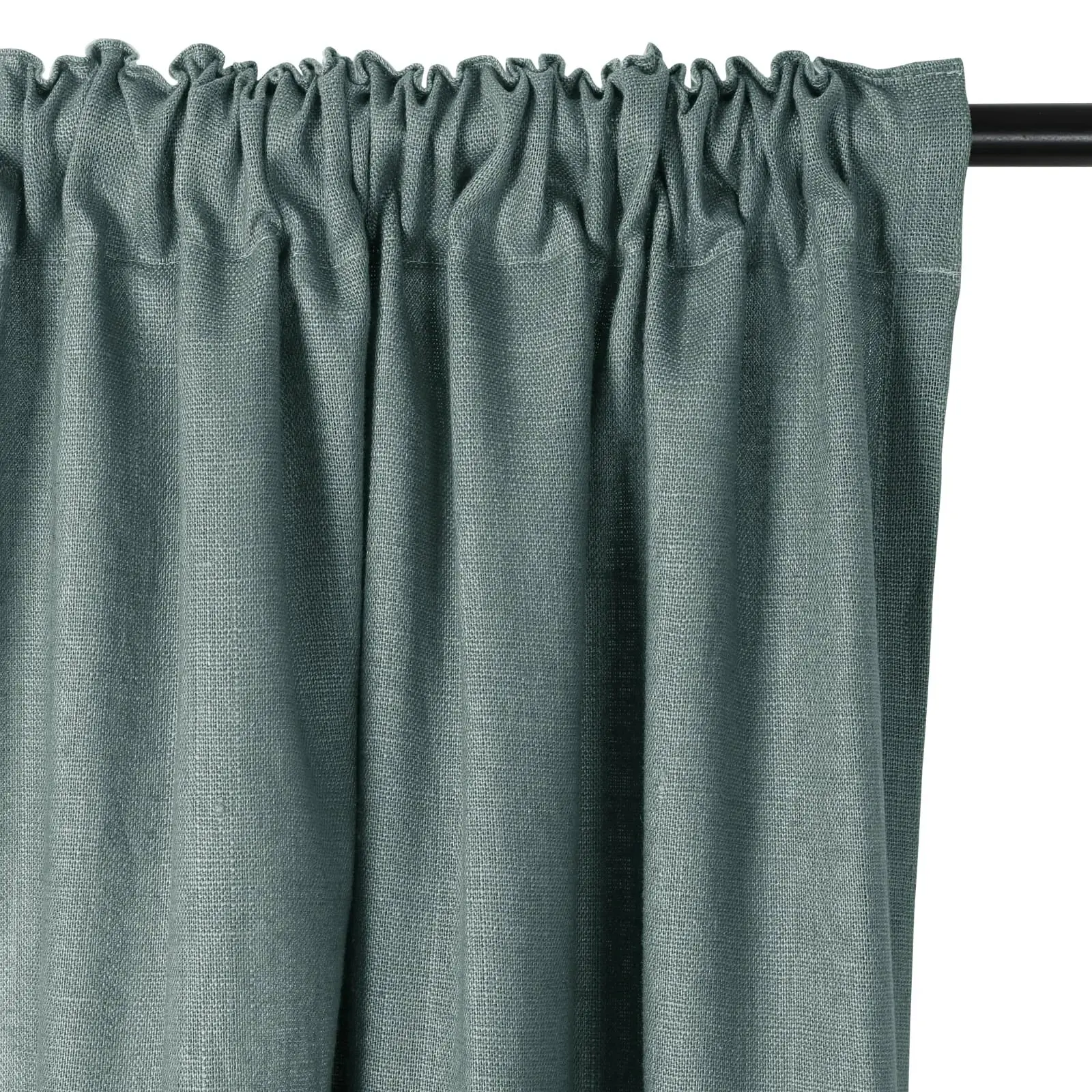 Erin Heavyweight 100% Linen Curtains Soft Top - Image 34