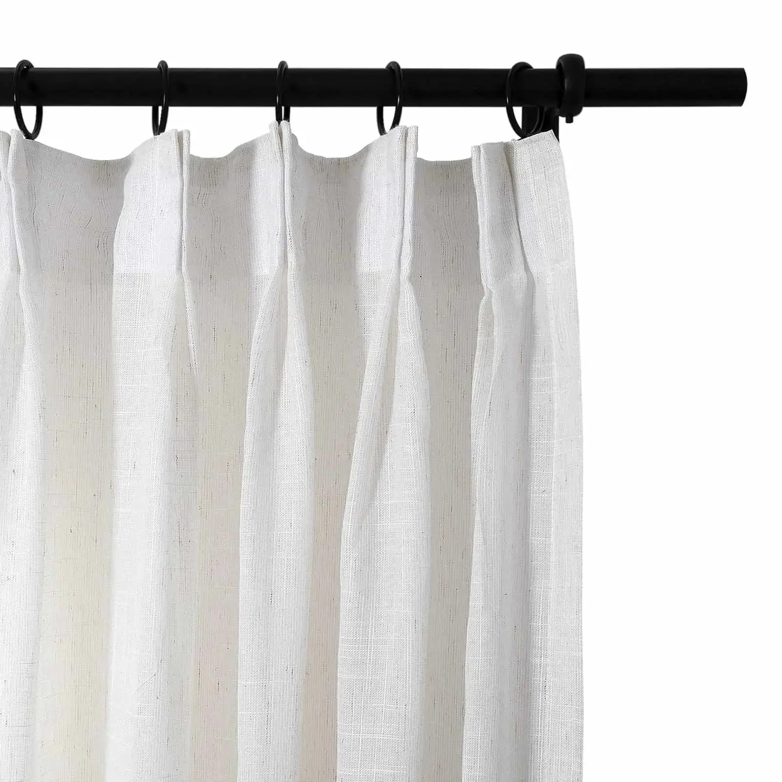 Flynn Ready-Made Lightweight Sheer Curtain Pinch Pleat – Sold as a Pair - Image 10