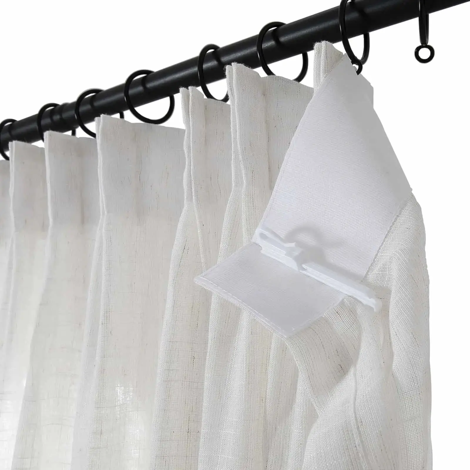 Flynn Ready-Made Lightweight Sheer Curtain Pinch Pleat – Sold as a Pair - Image 11