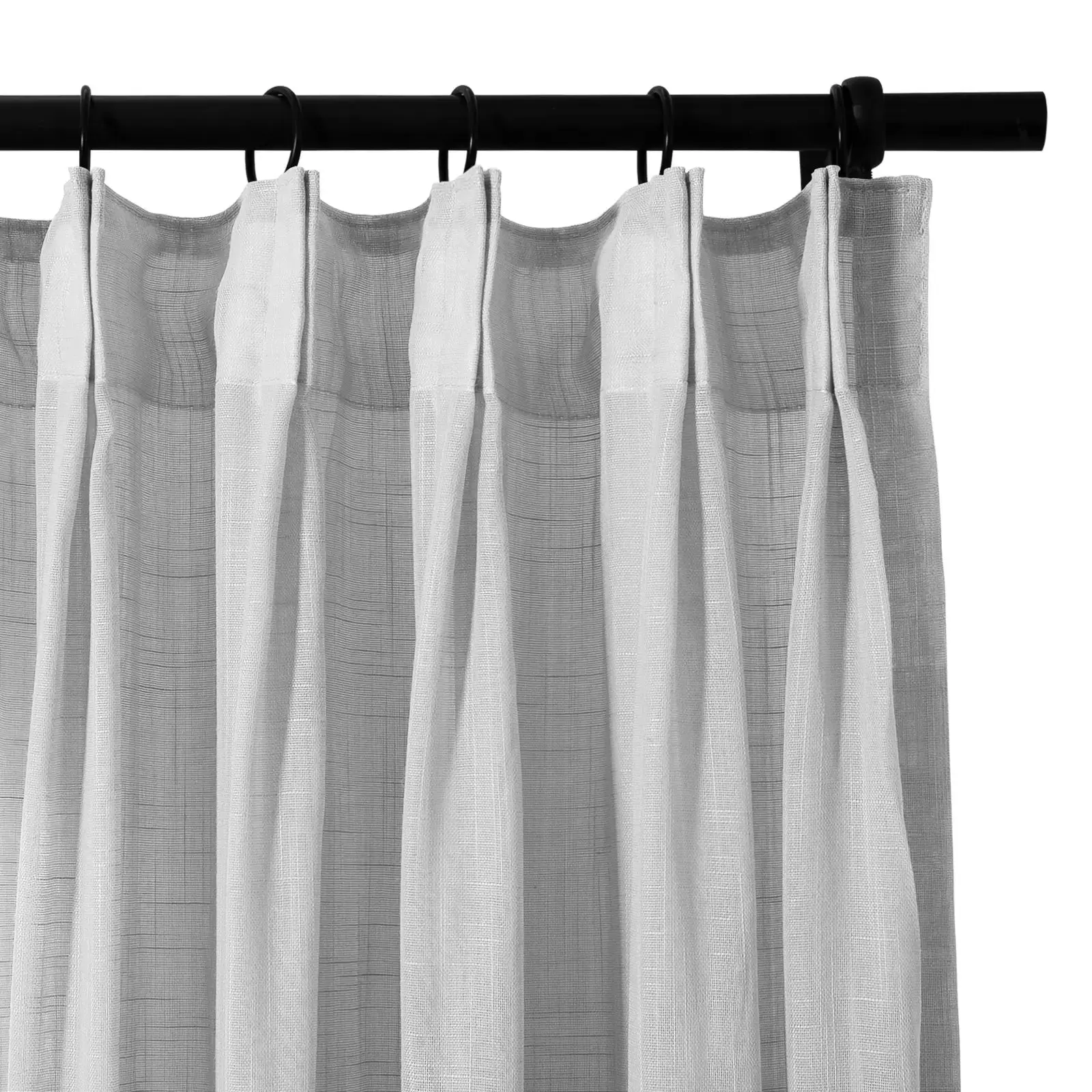Flynn Ready-Made Lightweight Sheer Curtain Pinch Pleat – Sold as a Pair - Image 23