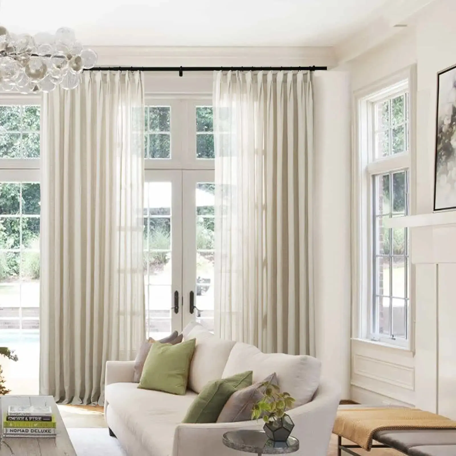 Flynn Ready-Made Lightweight Sheer Curtain Pinch Pleat – Sold as a Pair - Image 32