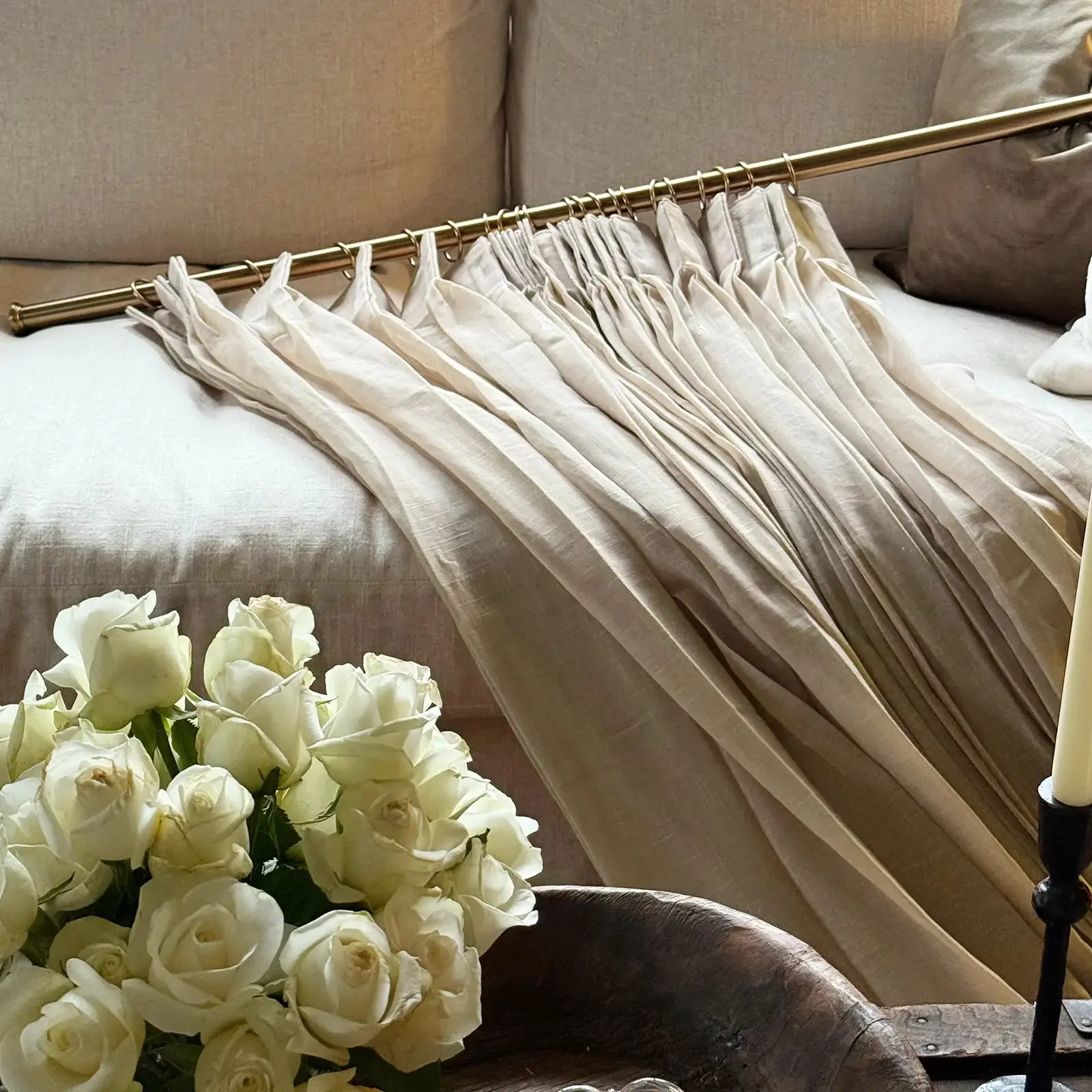 Flynn Ready-Made Lightweight Sheer Curtain Pinch Pleat – Sold as a Pair - Image 6