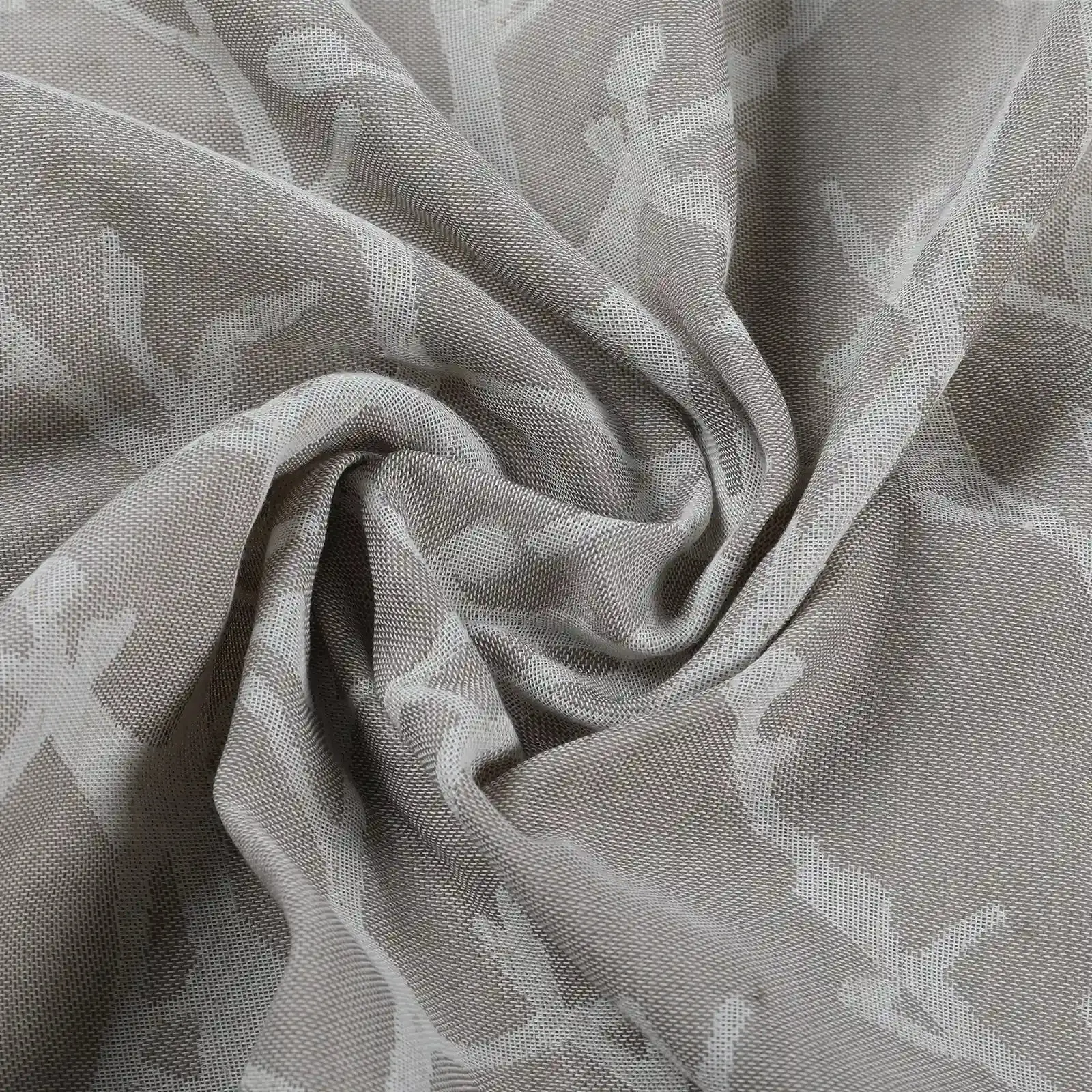Freya Linen Semi Sheer Jacquard Curtains Pleated - Image 48