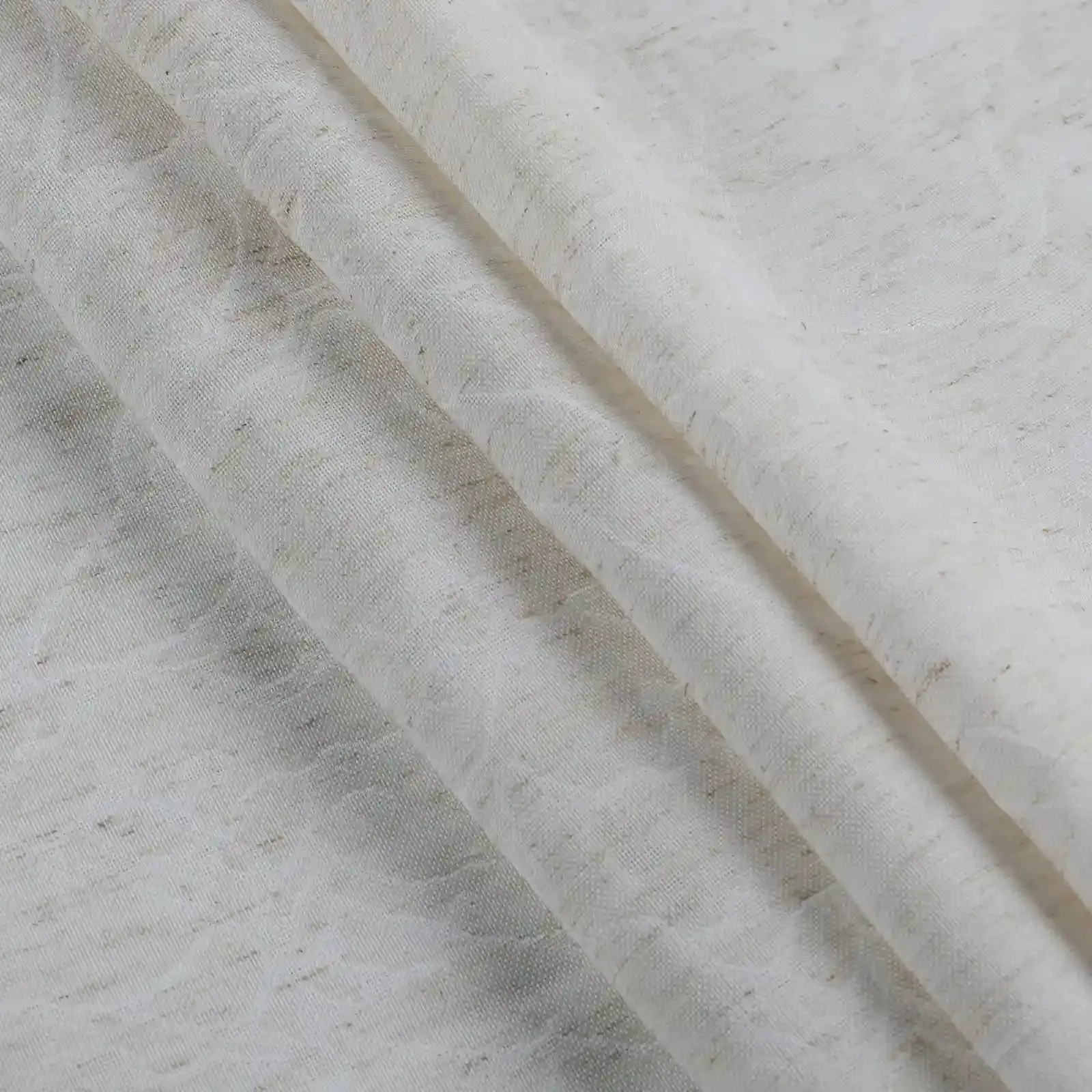 Freya Linen Semi Sheer Jacquard Curtains Pleated - Image 51