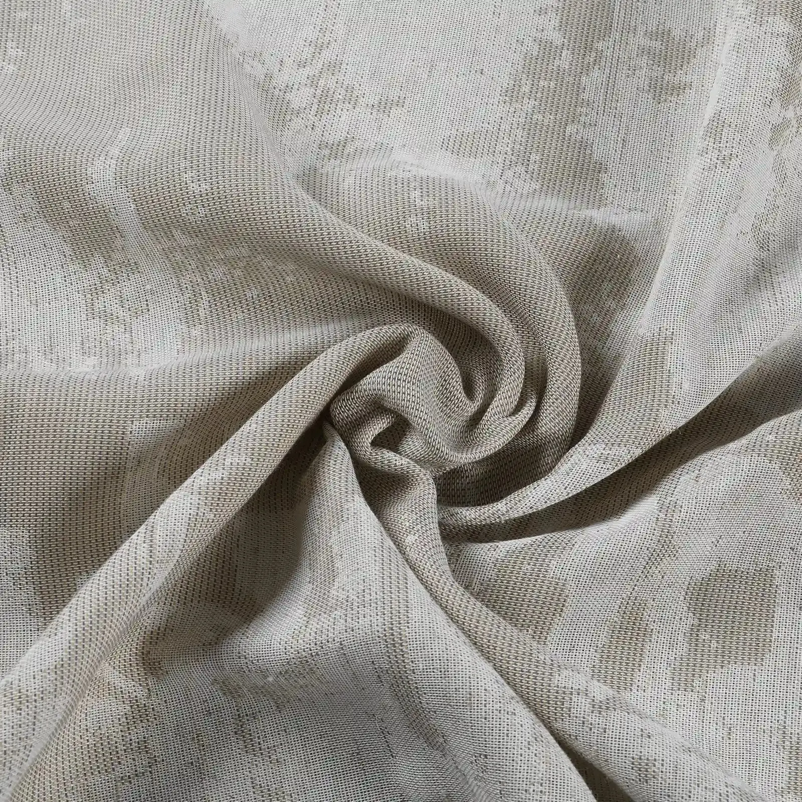 Freya Linen Semi Sheer Jacquard Curtains Pleated - Image 62
