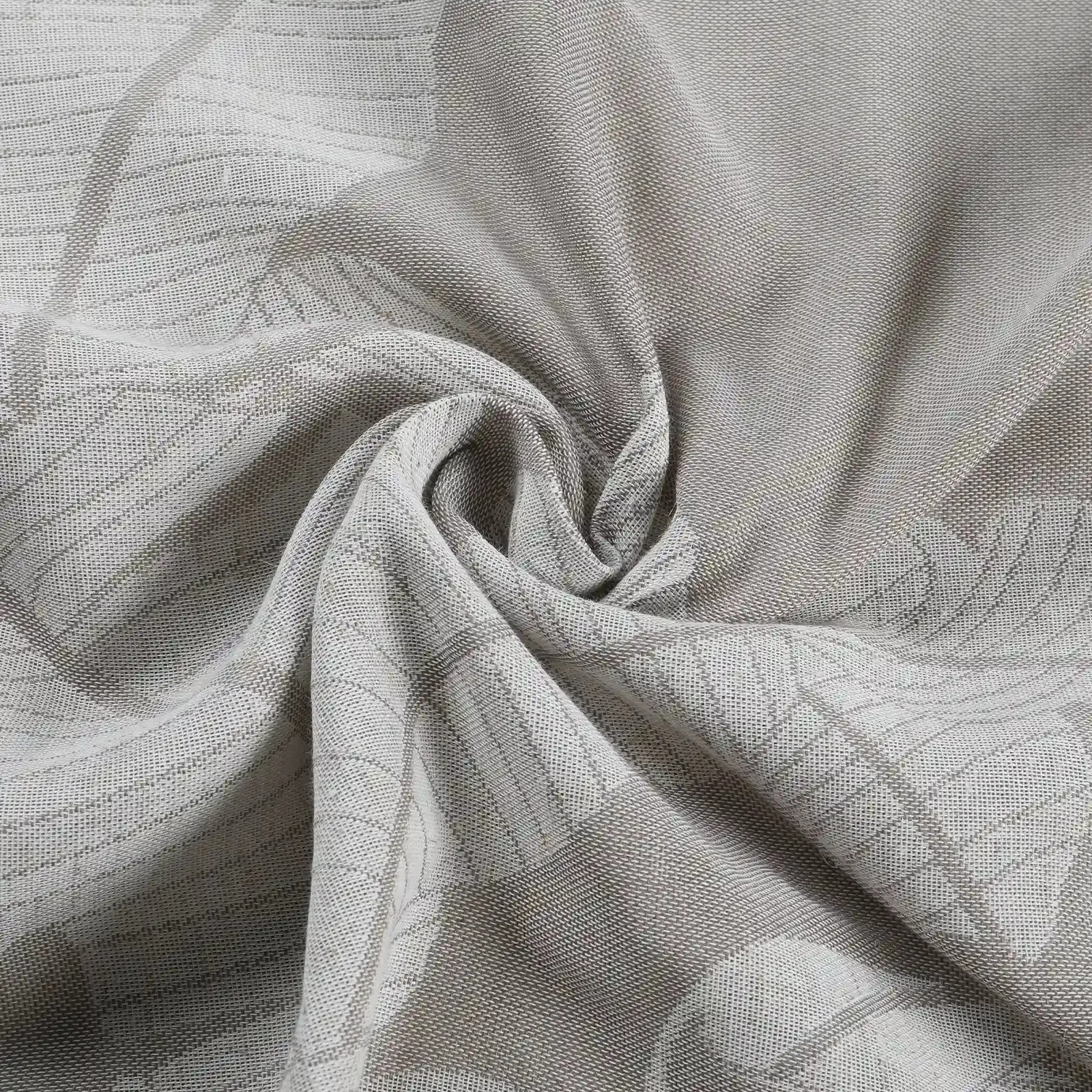 Freya Linen Semi Sheer Jacquard Curtains Pleated - Image 74