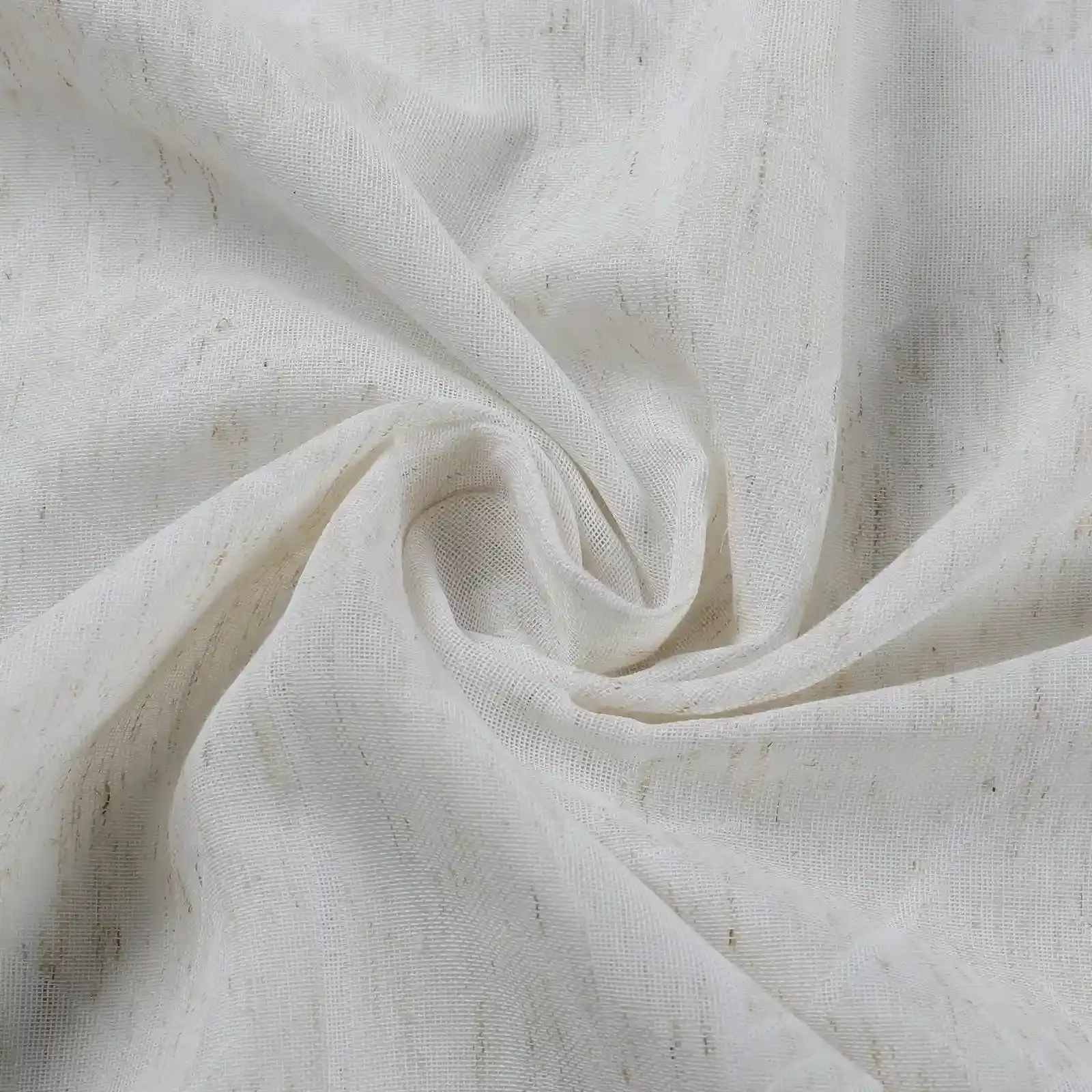 Freya Linen Semi Sheer Jacquard Curtains Pleated - Image 76