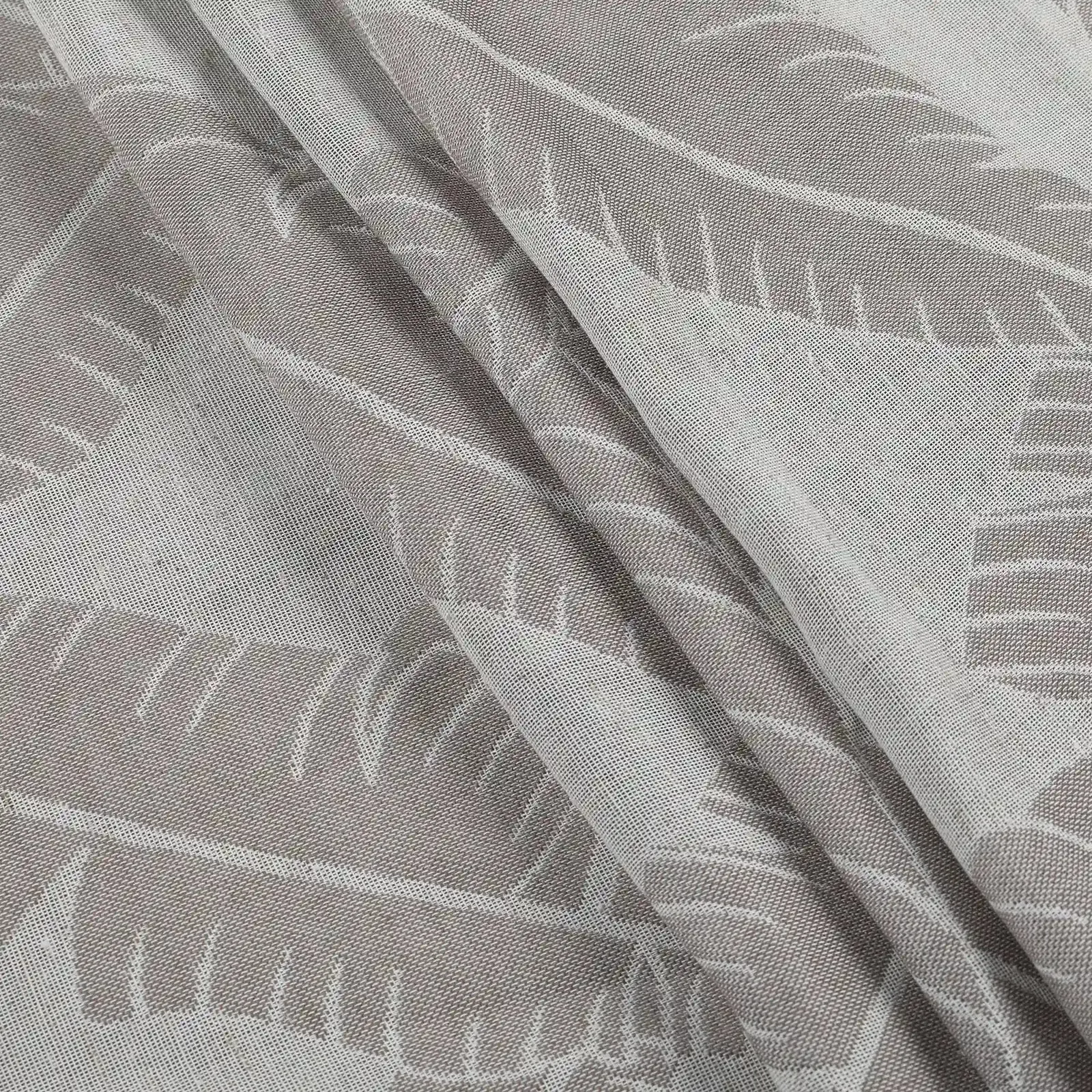 Freya Linen Semi Sheer Jacquard Curtains Pleated - Image 79