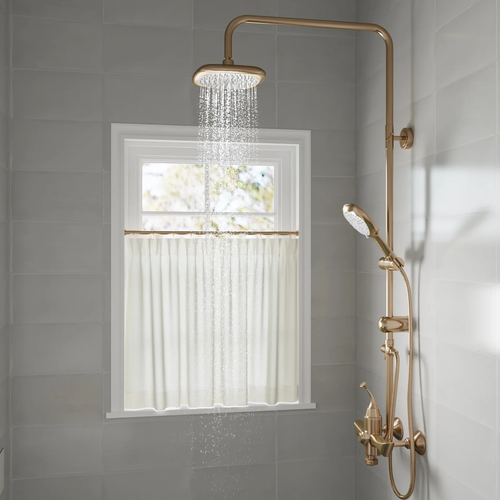 Heck Solid Waterproof Shower Curtain - Image 2