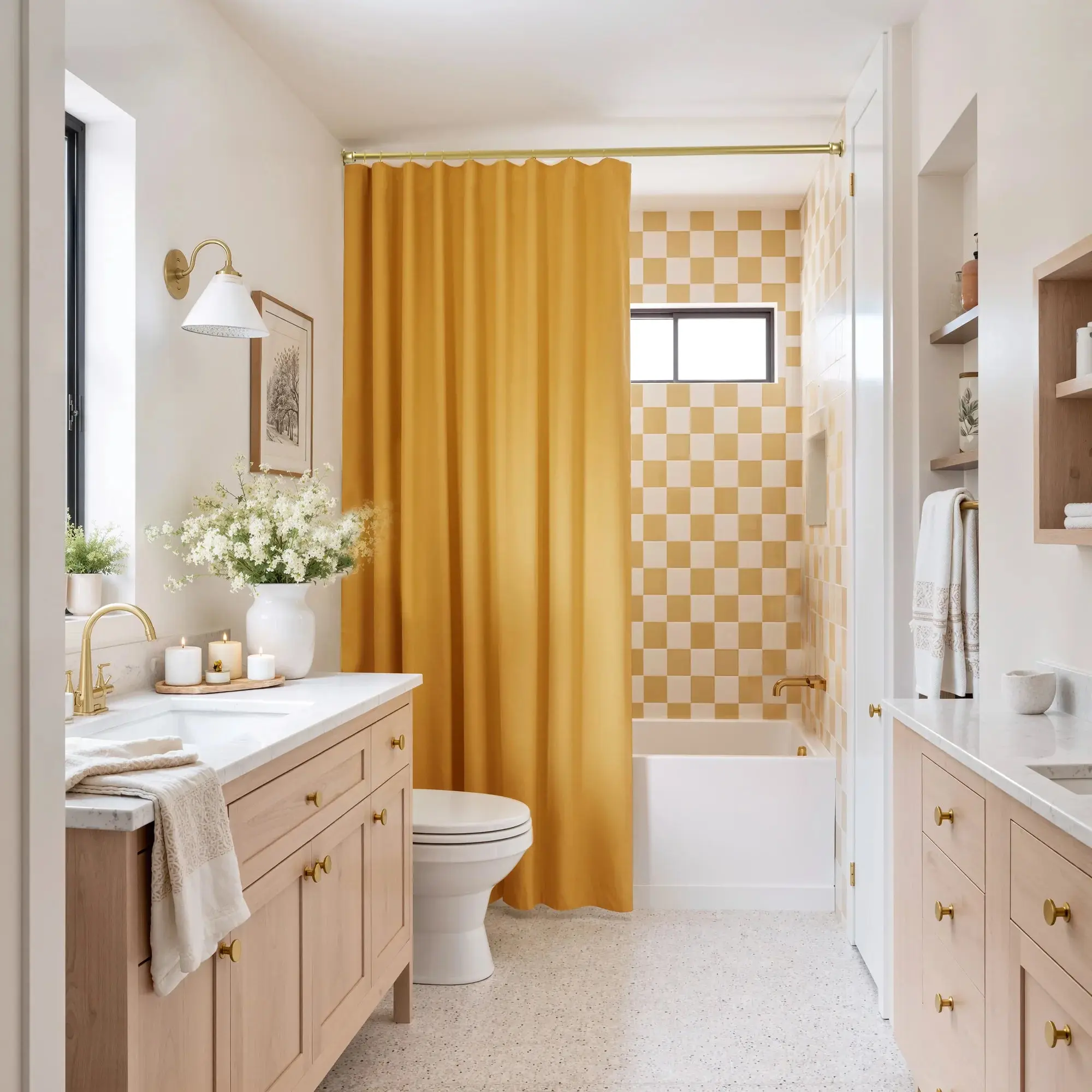 Heck Solid Waterproof Shower Curtain - Image 44