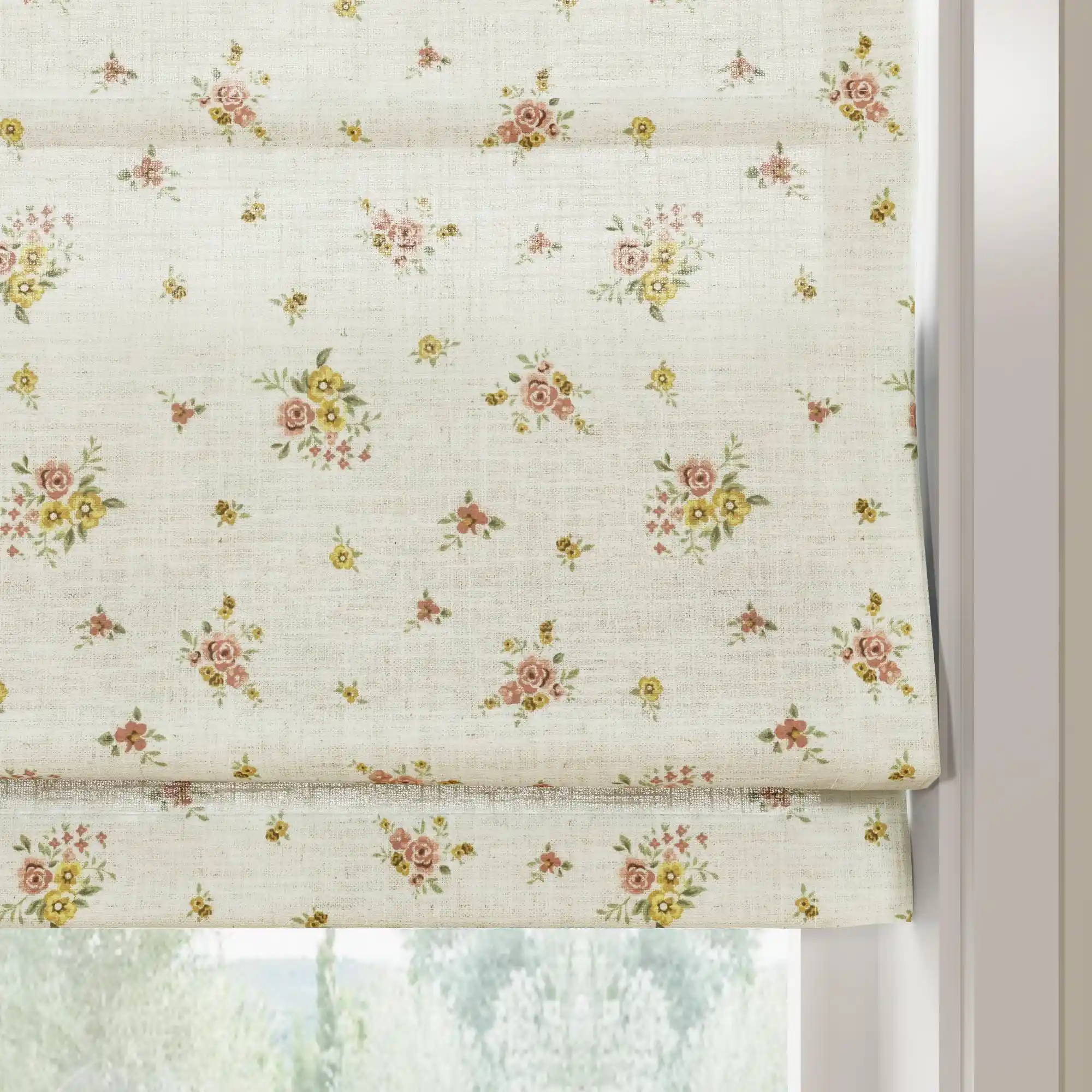 Holly Botanical Boho Roman Shade Cordless - Image 28