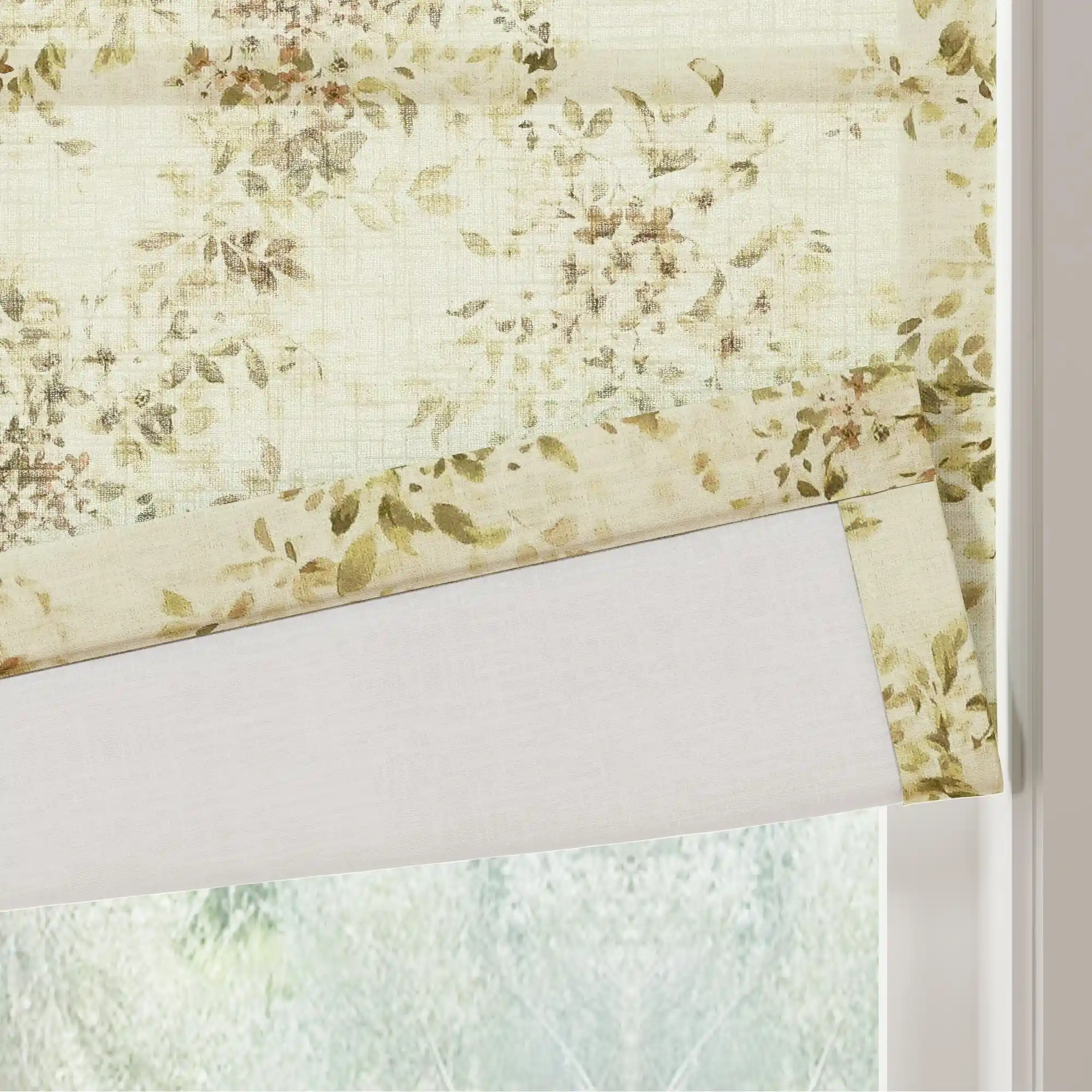 Holly Botanical Boho Roman Shade Cordless - Image 35