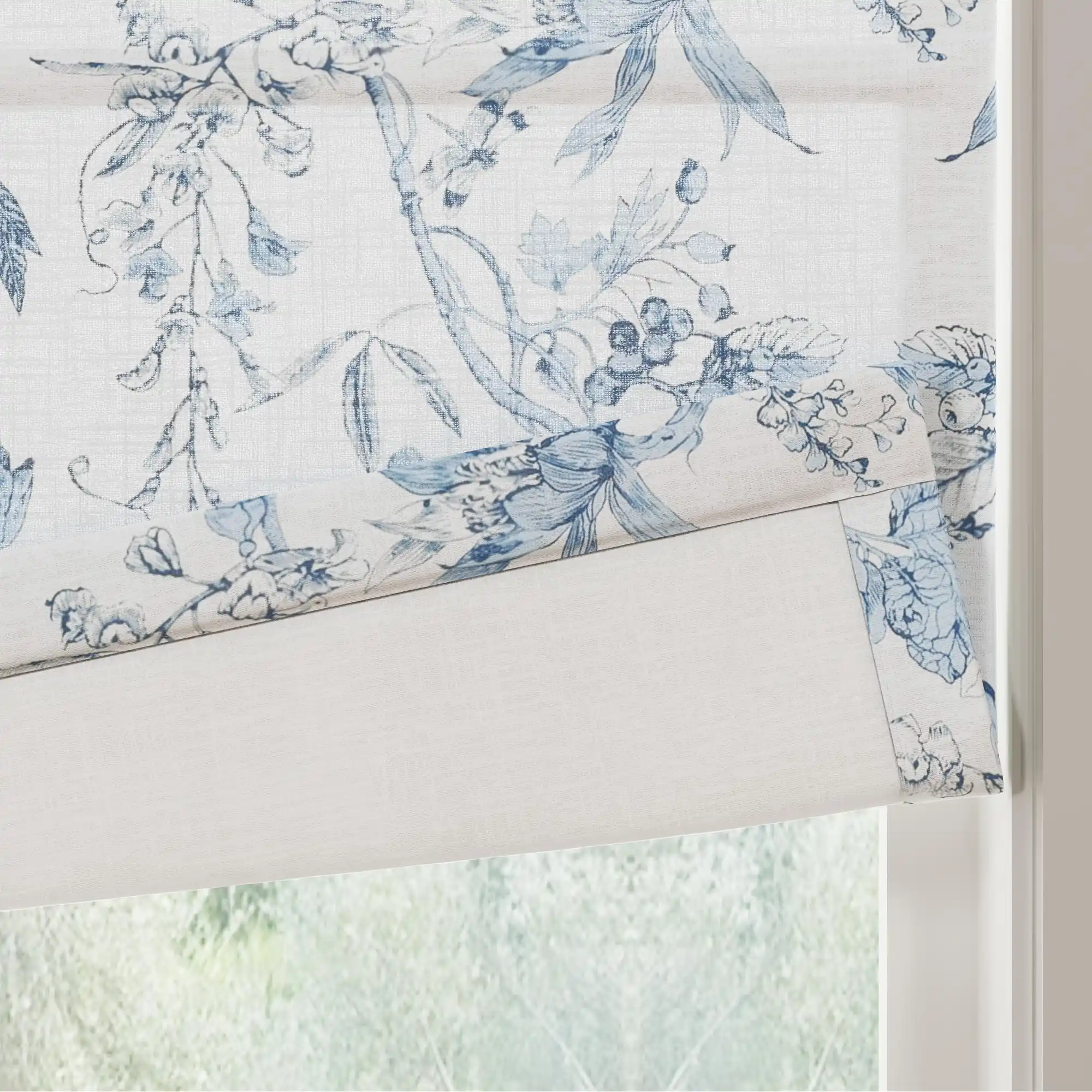 Holly Botanical Boho Roman Shade Cordless - Image 5