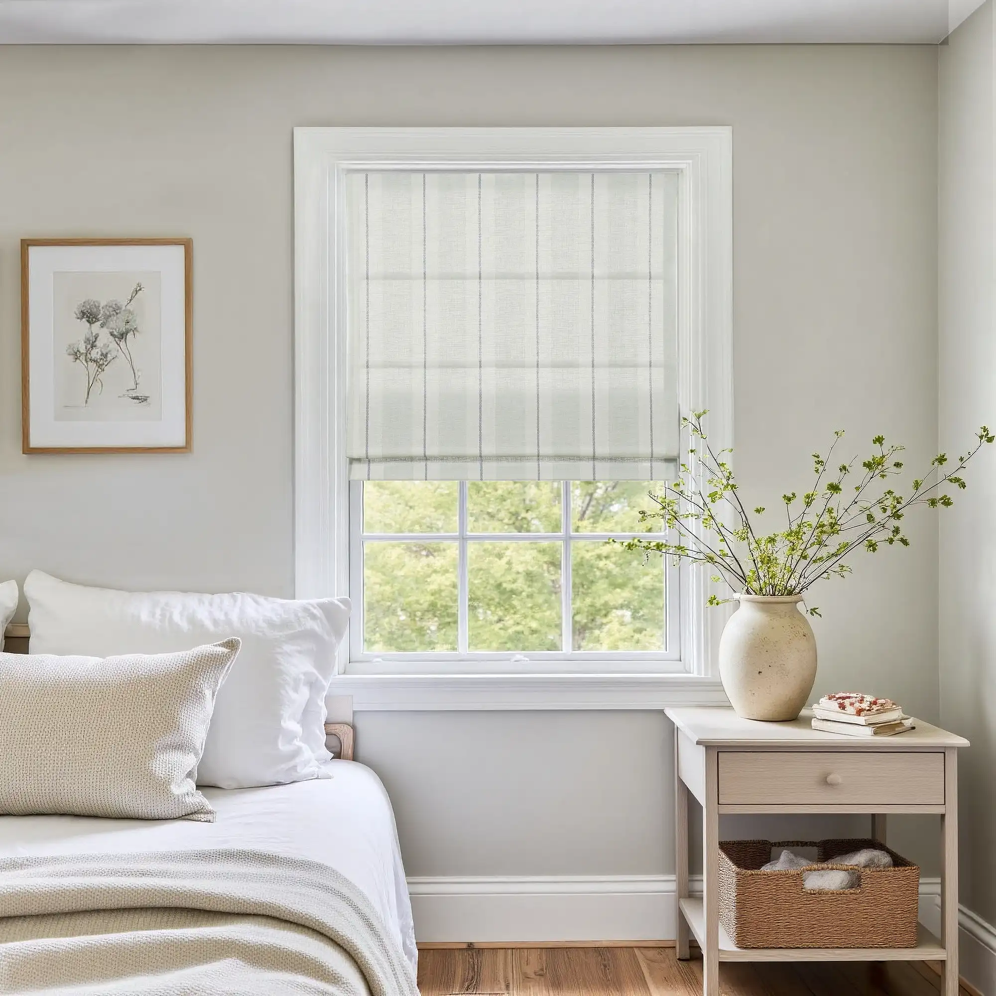 Holly Botanical Boho Roman Shade Cordless - Image 55
