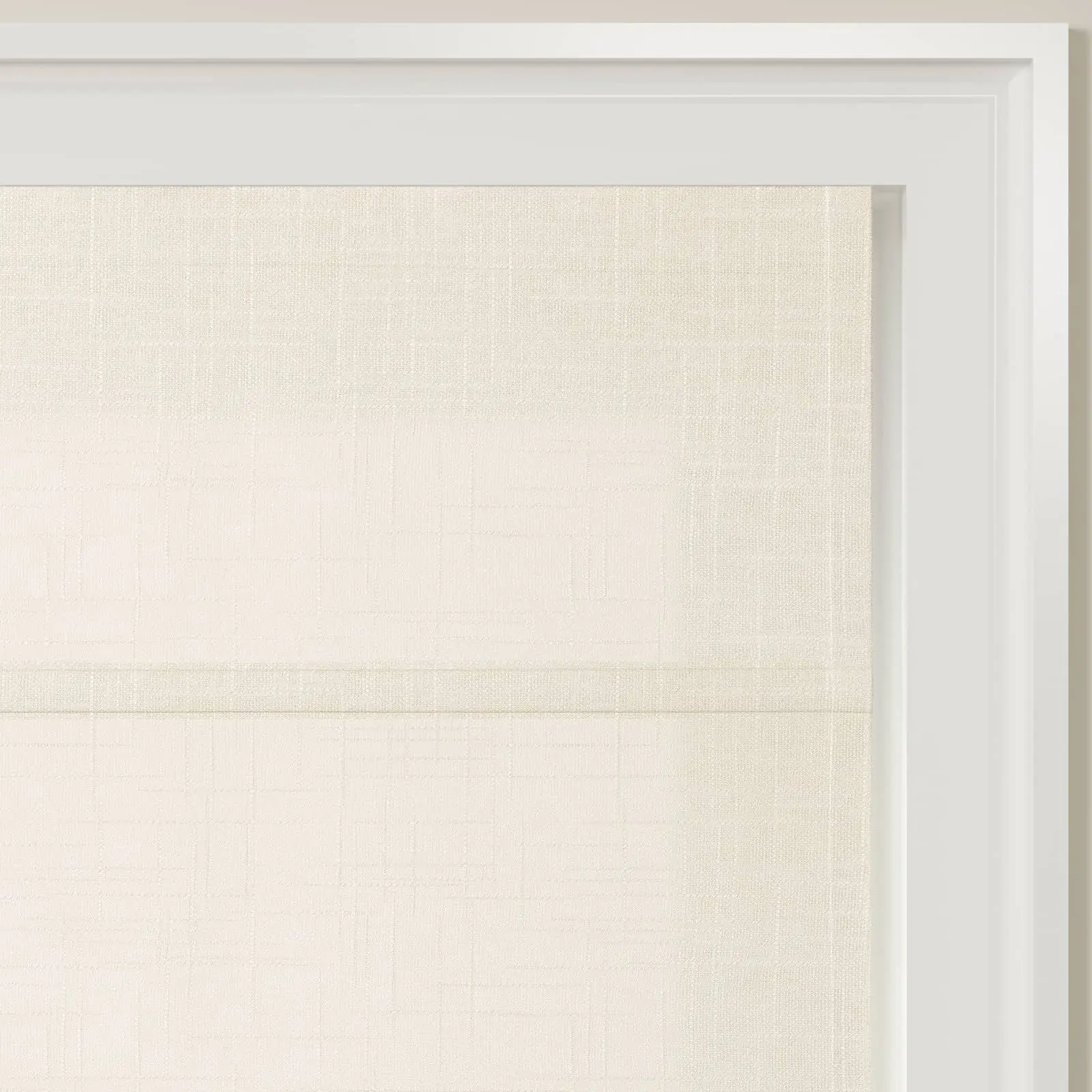 Ian Linen Fan Roman Shades Cord Lift - Image 9