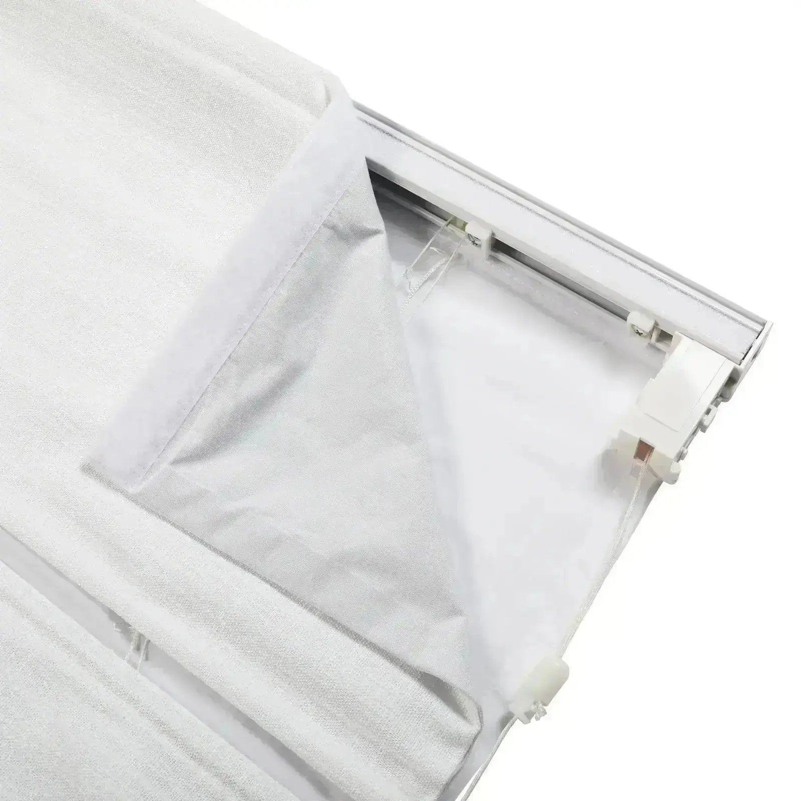 Ron Herringbone Texture Zebra Roman Blinds Cord Lift - Image 8