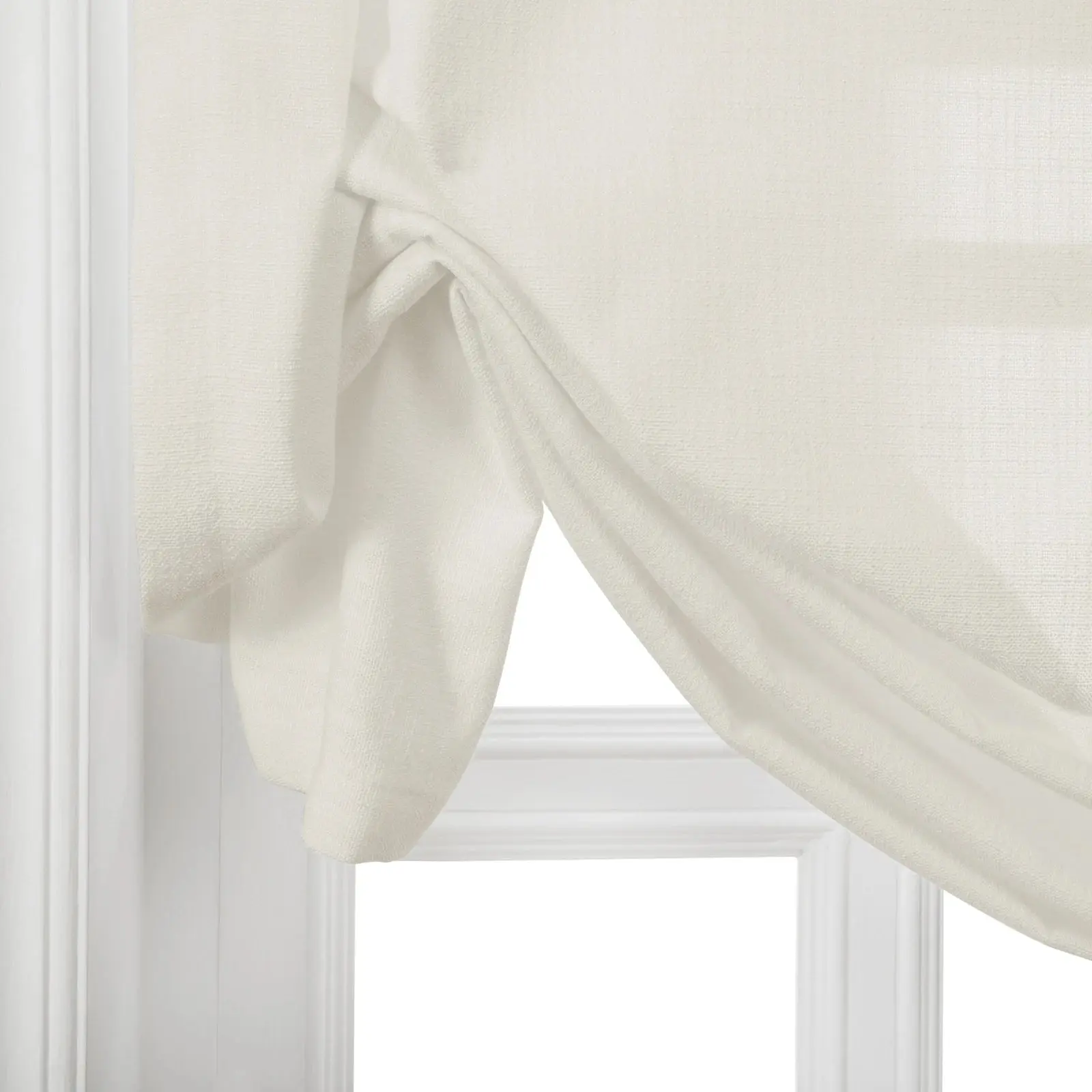 Isabella Cotton Tulip Roman Shade Cord Lift - Image 3