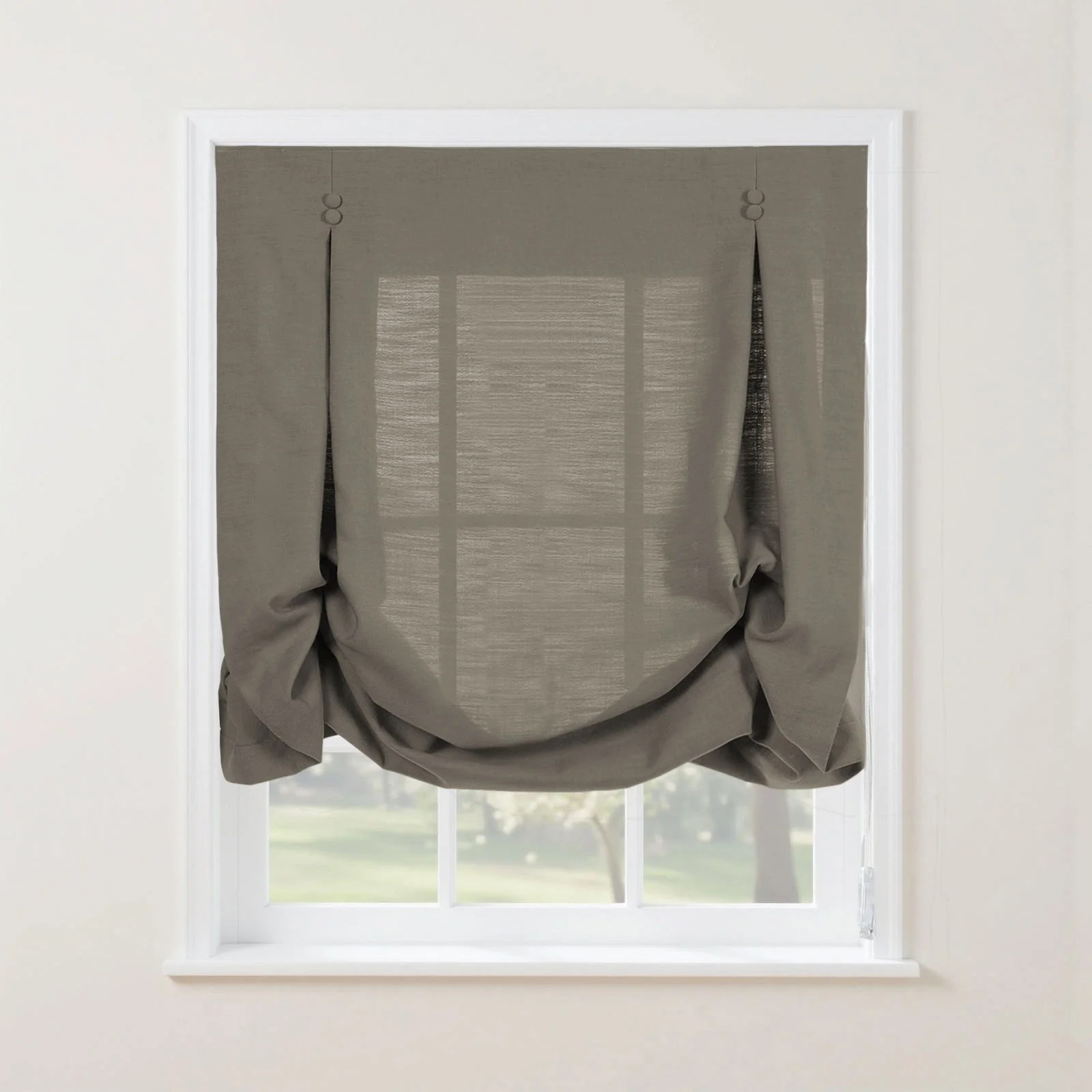 Isabella Cotton Tulip Roman Shade Cord Lift - Image 31