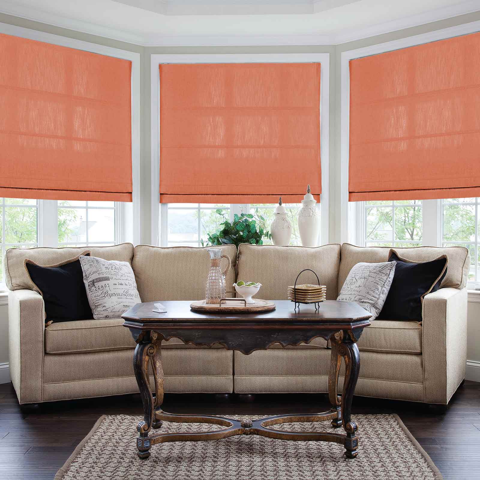 Isabella Cotton Roman Shade Cord Lift - Image 14
