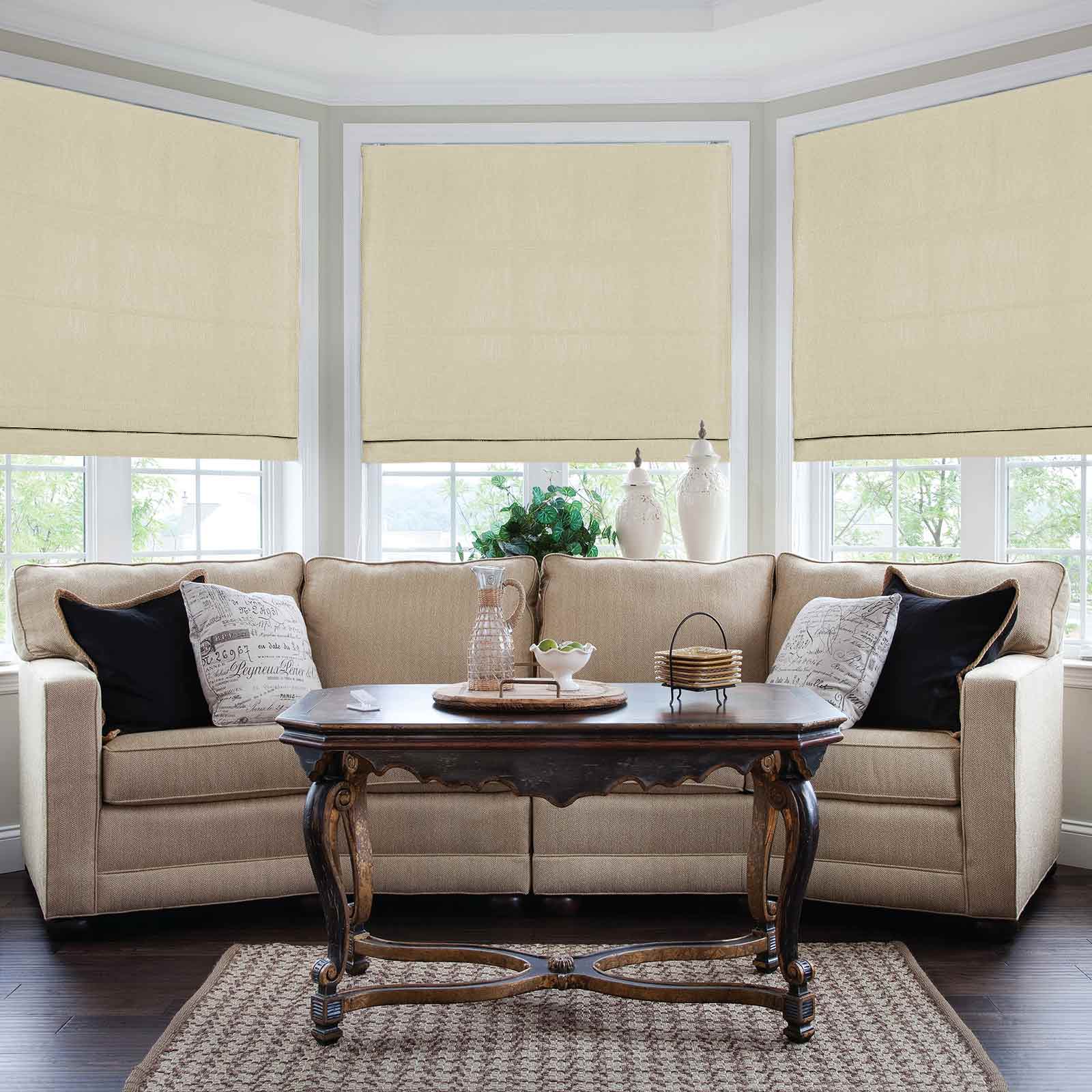 Isabella Cotton Roman Shade Cord Lift - Image 19