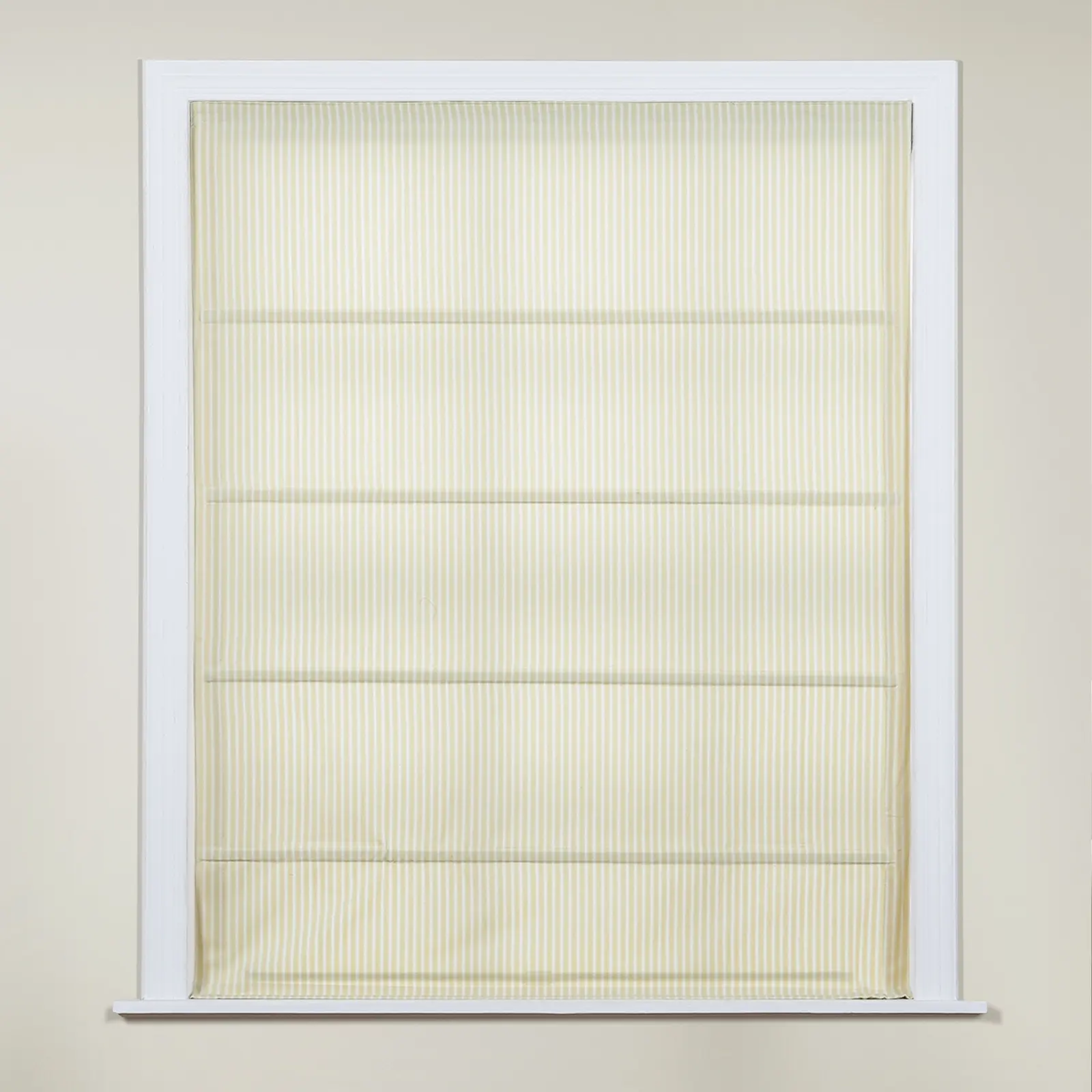 Jana Cordless Roman Shades 100% Cotton Striped Plus Size - Image 11