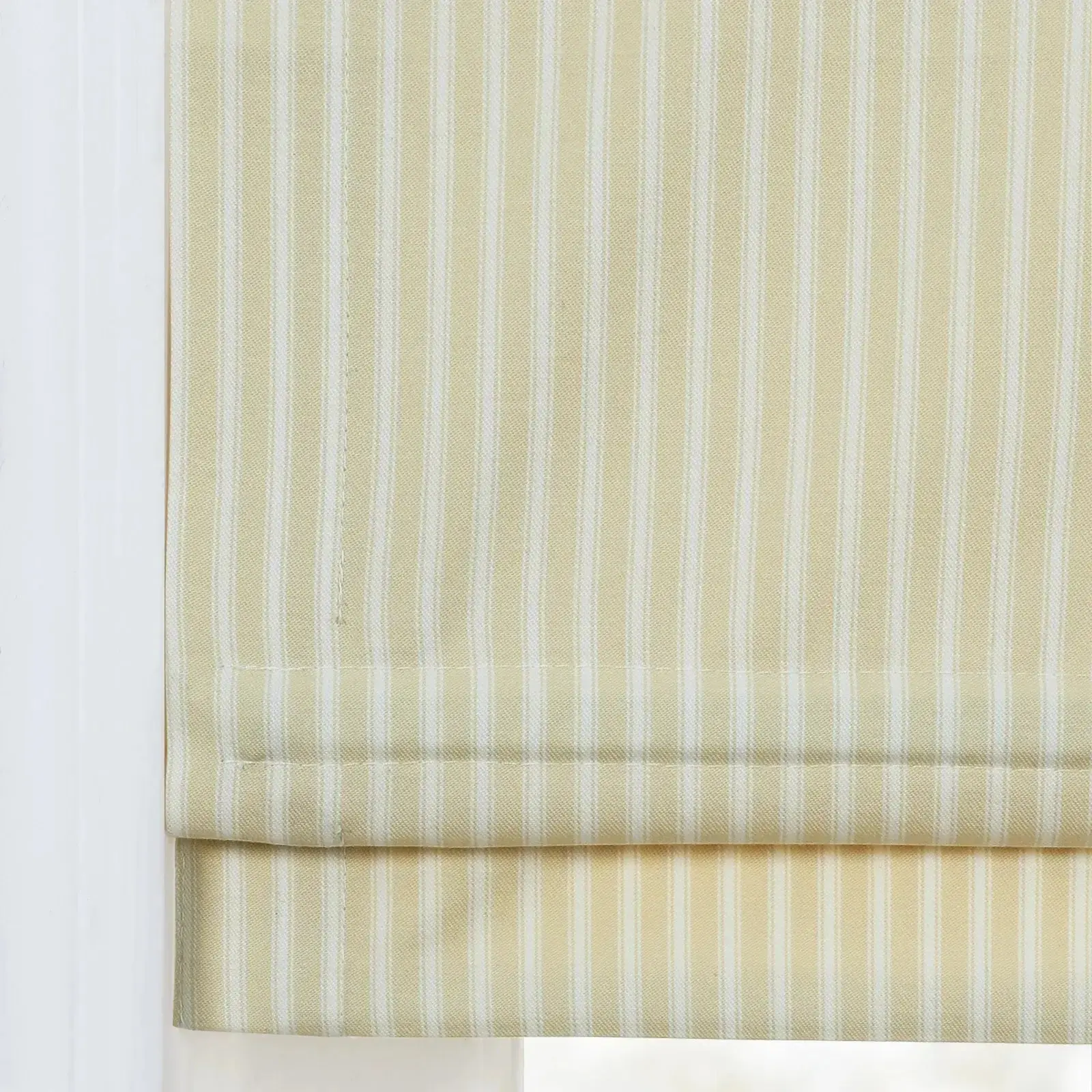 Jana Cordless Roman Shades 100% Cotton Striped - Image 12