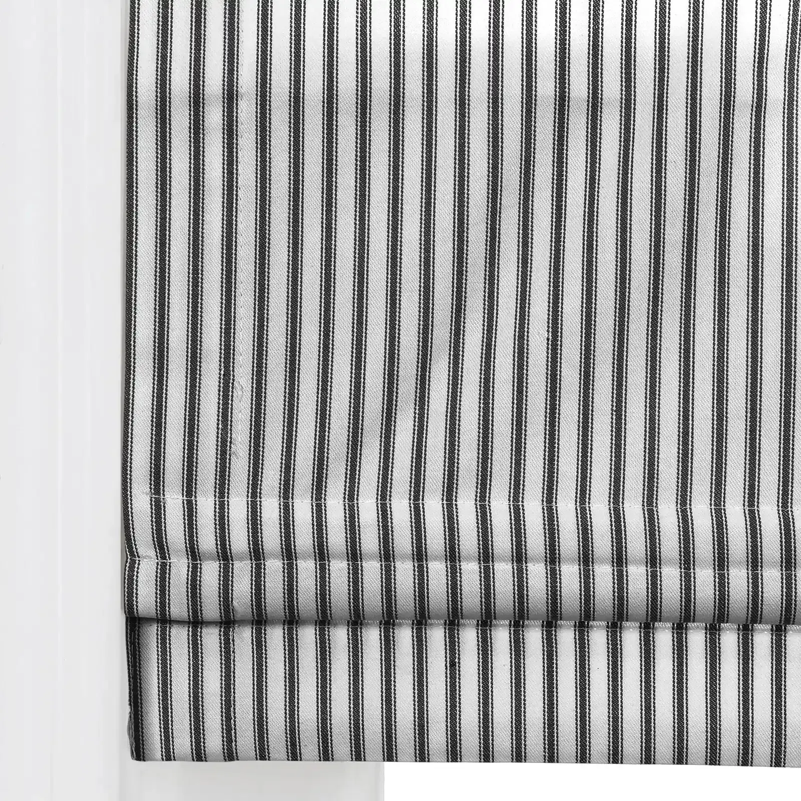 Jana Cordless Roman Shades 100% Cotton Striped Plus Size - Image 20