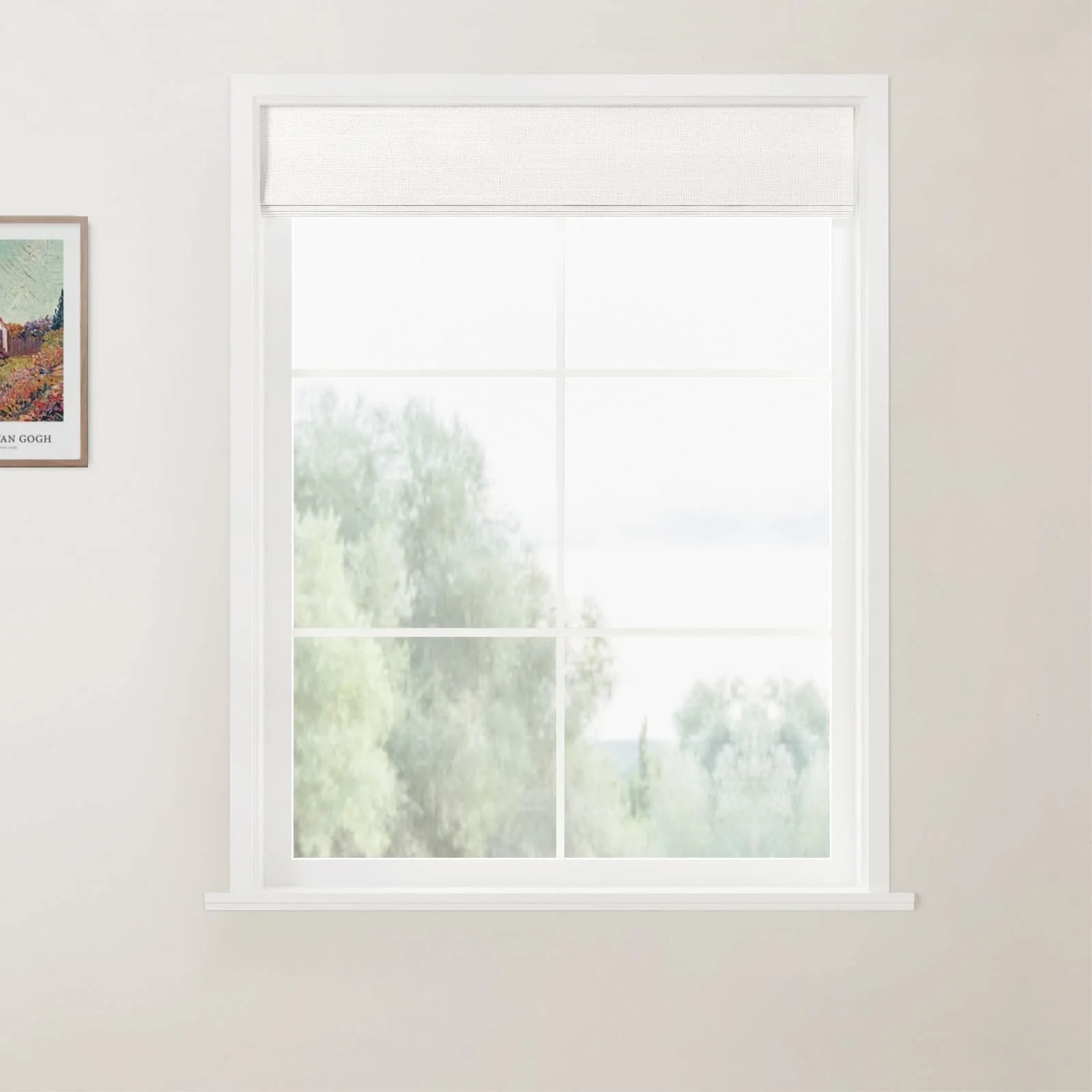 TWOPAGES Jawara Linen Cotton Back Slat Roman Shades Cordless - Image 13