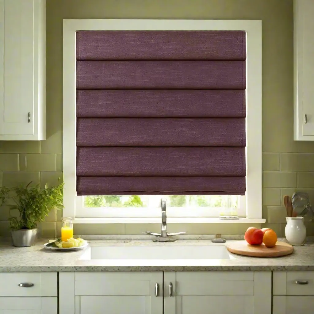 Jawara Linen Cotton Deco Fold Roman Shade Cordless - Image 34