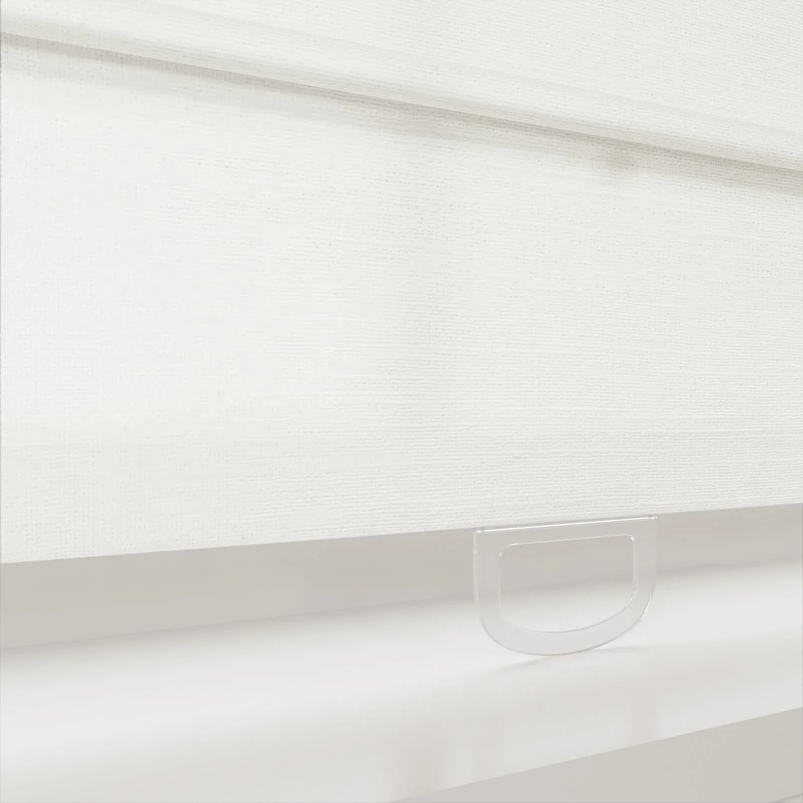 Jawara Linen Cotton Front Slat Roman Shade Cordless - Image 10