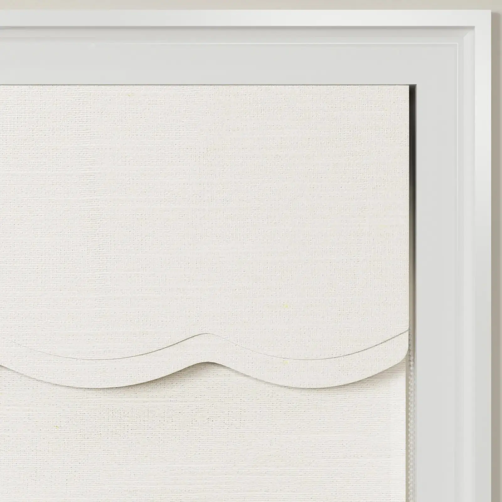 Jawara Linen Cotton Valanced Day Night Roman Shade Cord Lift - Image 7