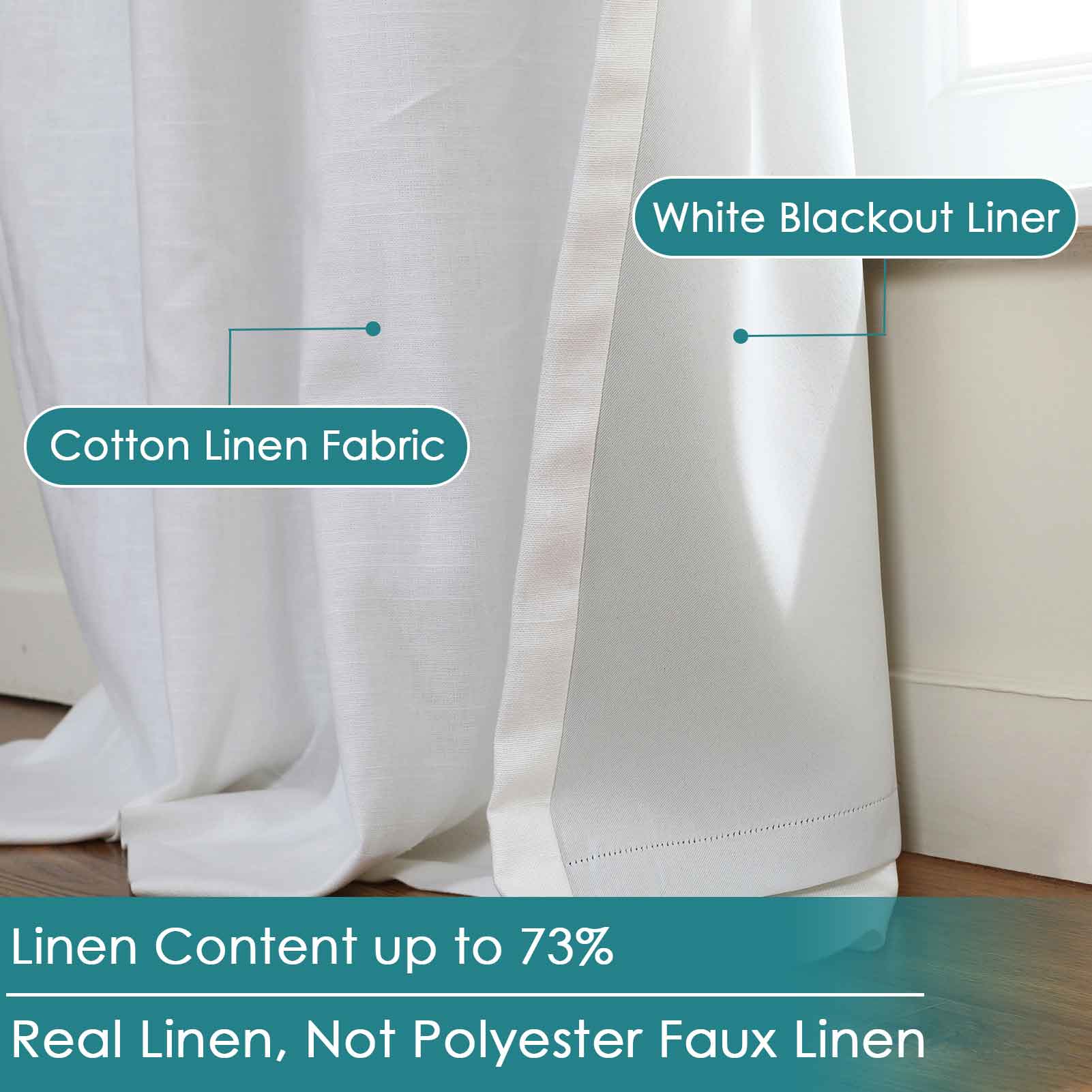 TWOPAGES Jawara™ Luxury Blackout Thermal Curtain Pinch Pleated Drapes - Image 20