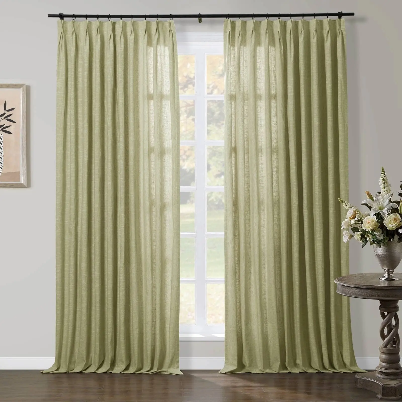 TWOPAGES Jawara™ Luxury Blackout Thermal Curtain Pinch Pleated Drapes - Image 30