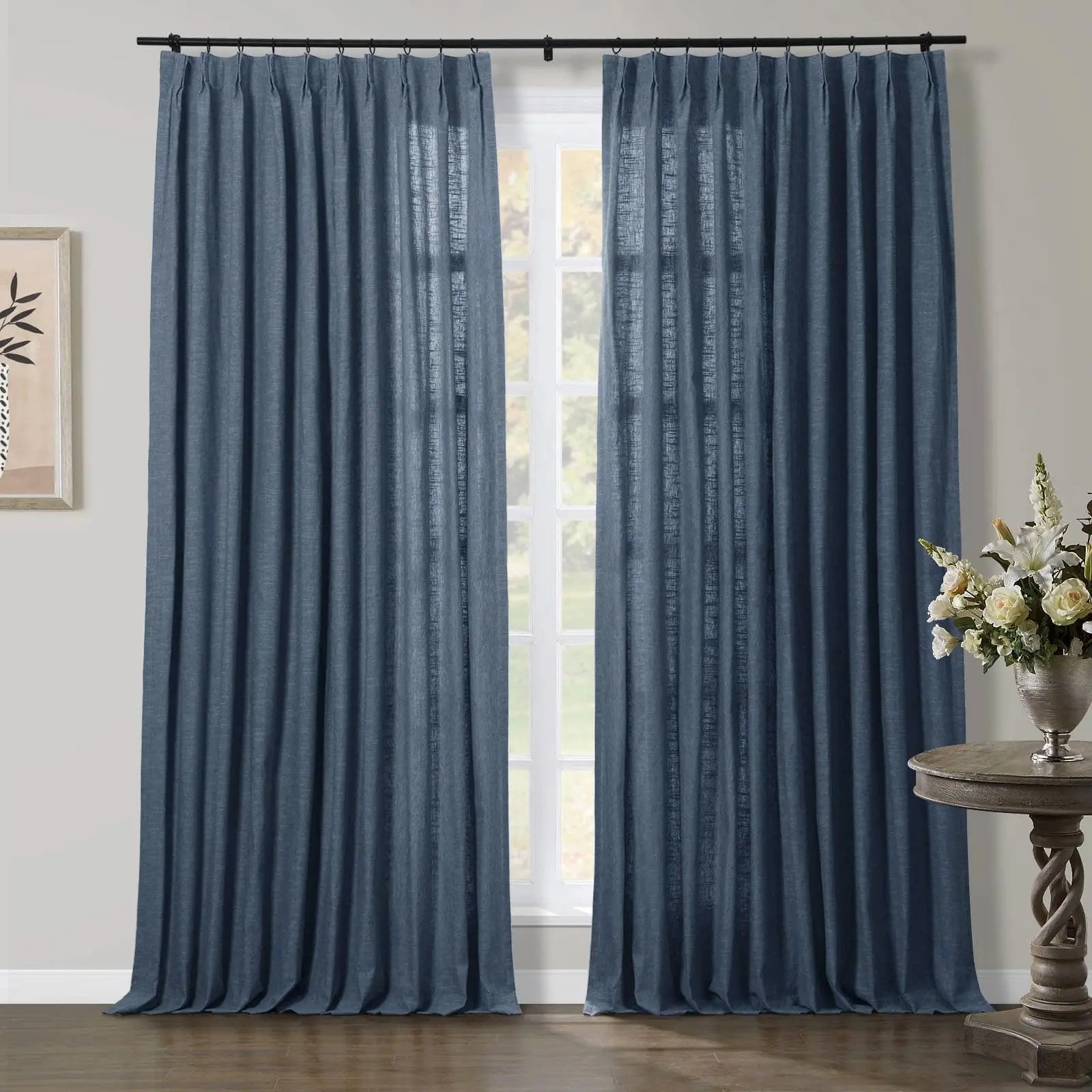TWOPAGES Jawara™ Luxury Blackout Thermal Curtain Pinch Pleated Drapes - Image 49