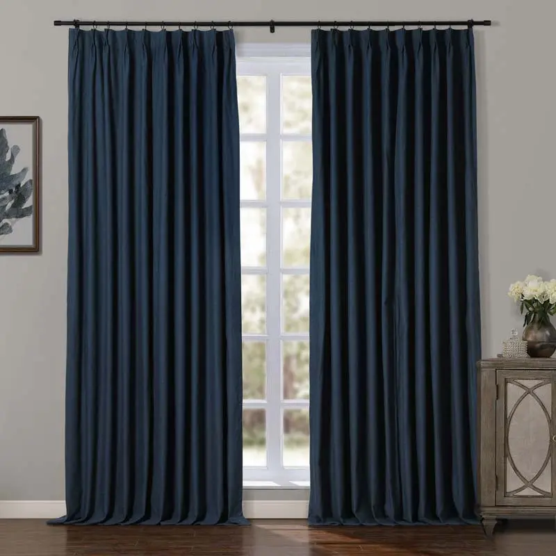 TWOPAGES Jawara™ Luxury Blackout Thermal Curtain Pinch Pleated Drapes - Image 54
